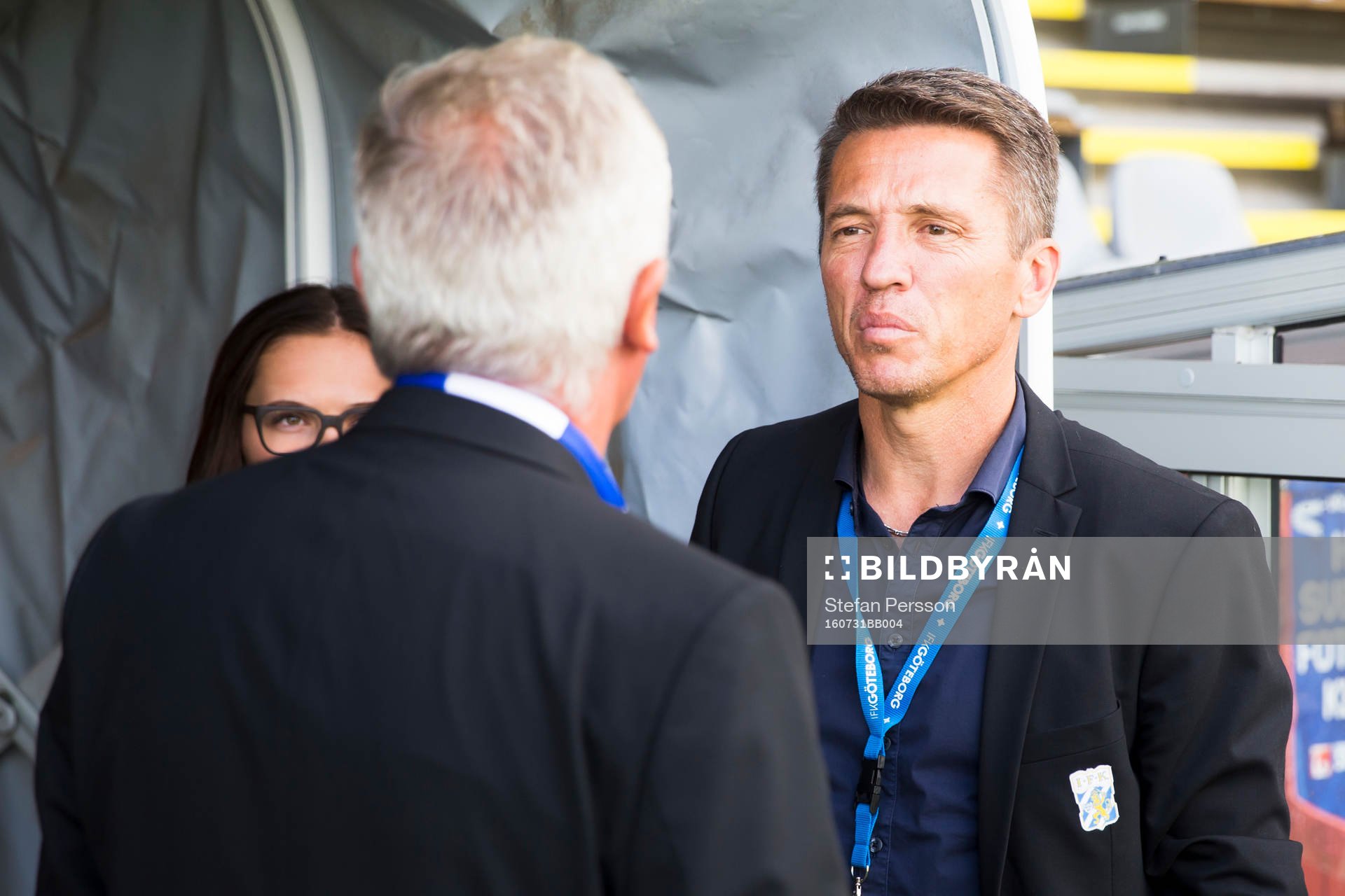 IFK Göteborgs sportchef Mats Gren inför fotbollsmatchen i Allsvenskan mellan Jönköping och IFK Göteborg den 31 juli 2016 i Jönköping.
