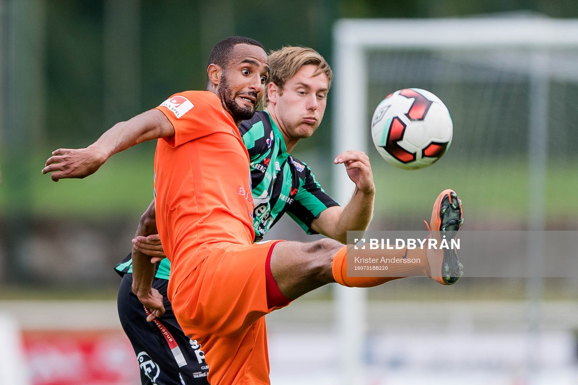 Athletics Ferid Ali och Varbergs Christoffer Arvidsson