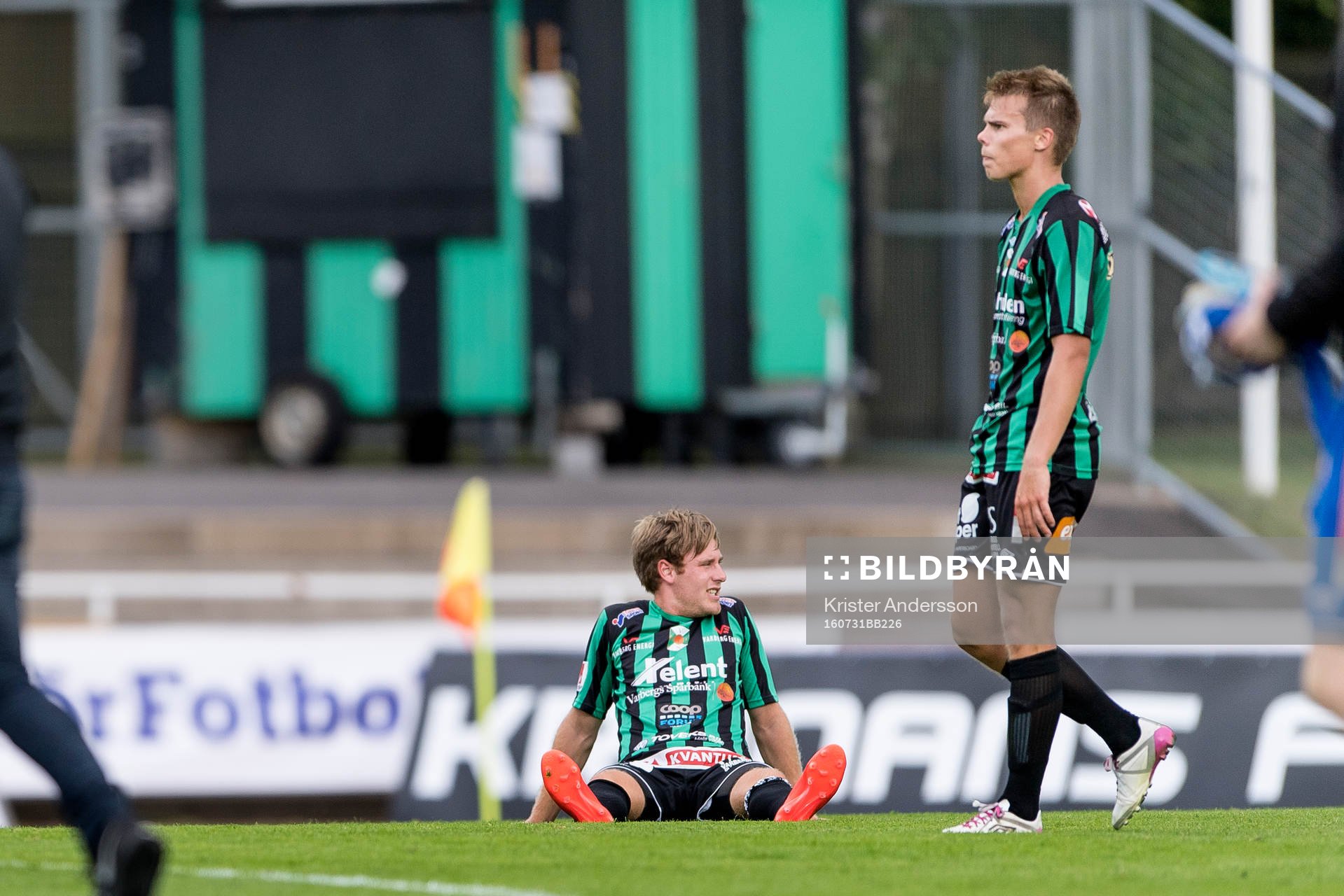 Varbergs Christoffer Arvidsson och Elias Andersson deppar