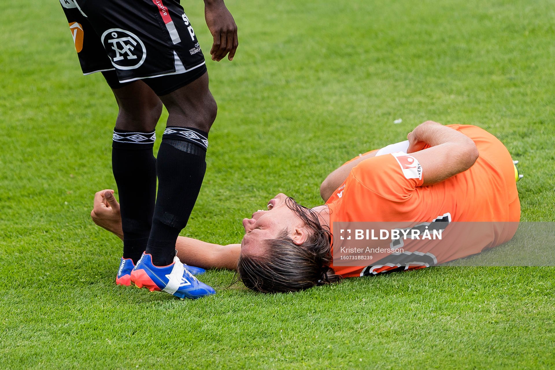 Athletics Erik Figueroa har ont