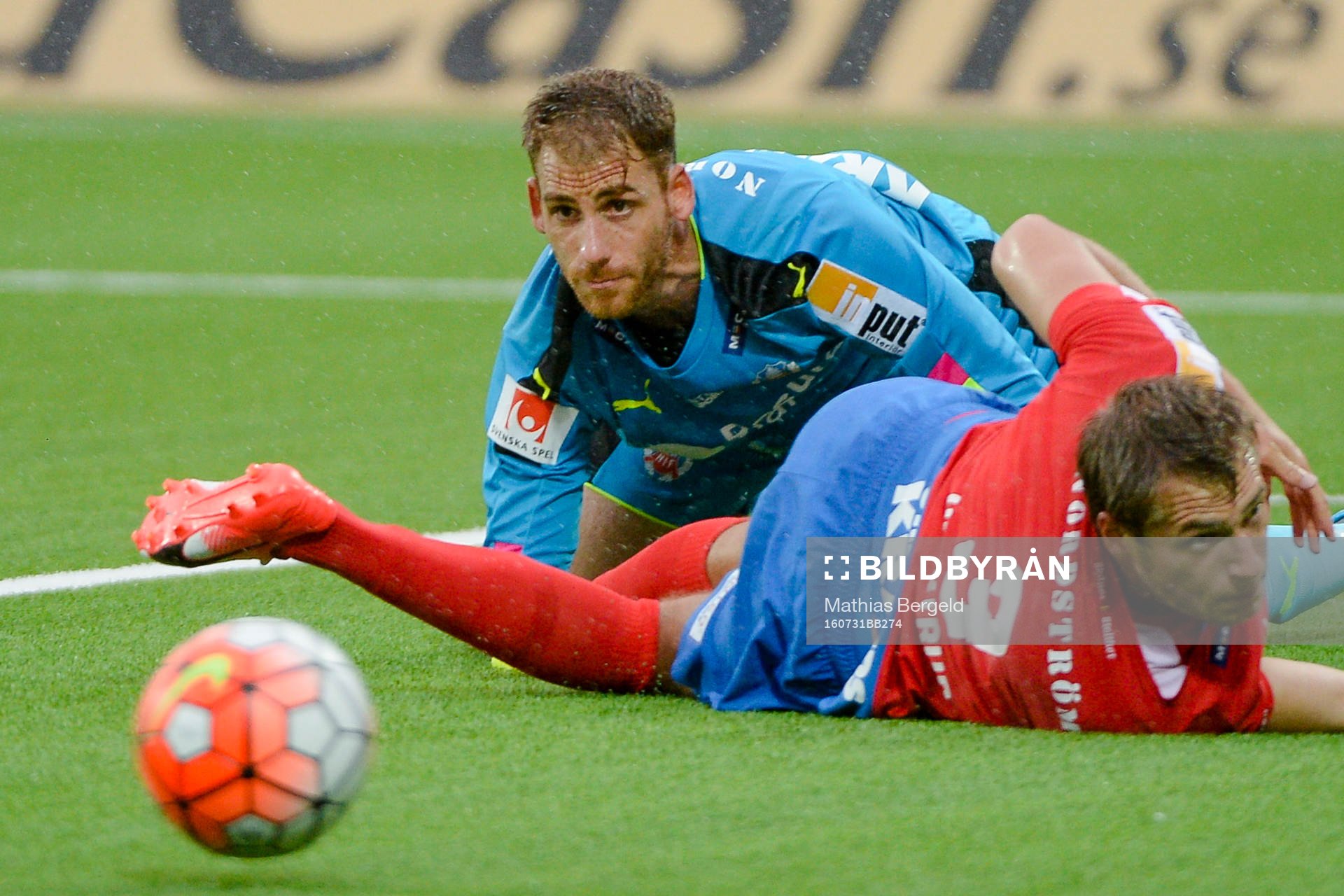 Helsingborgs målvakt Tomer Chencinski och Frederik