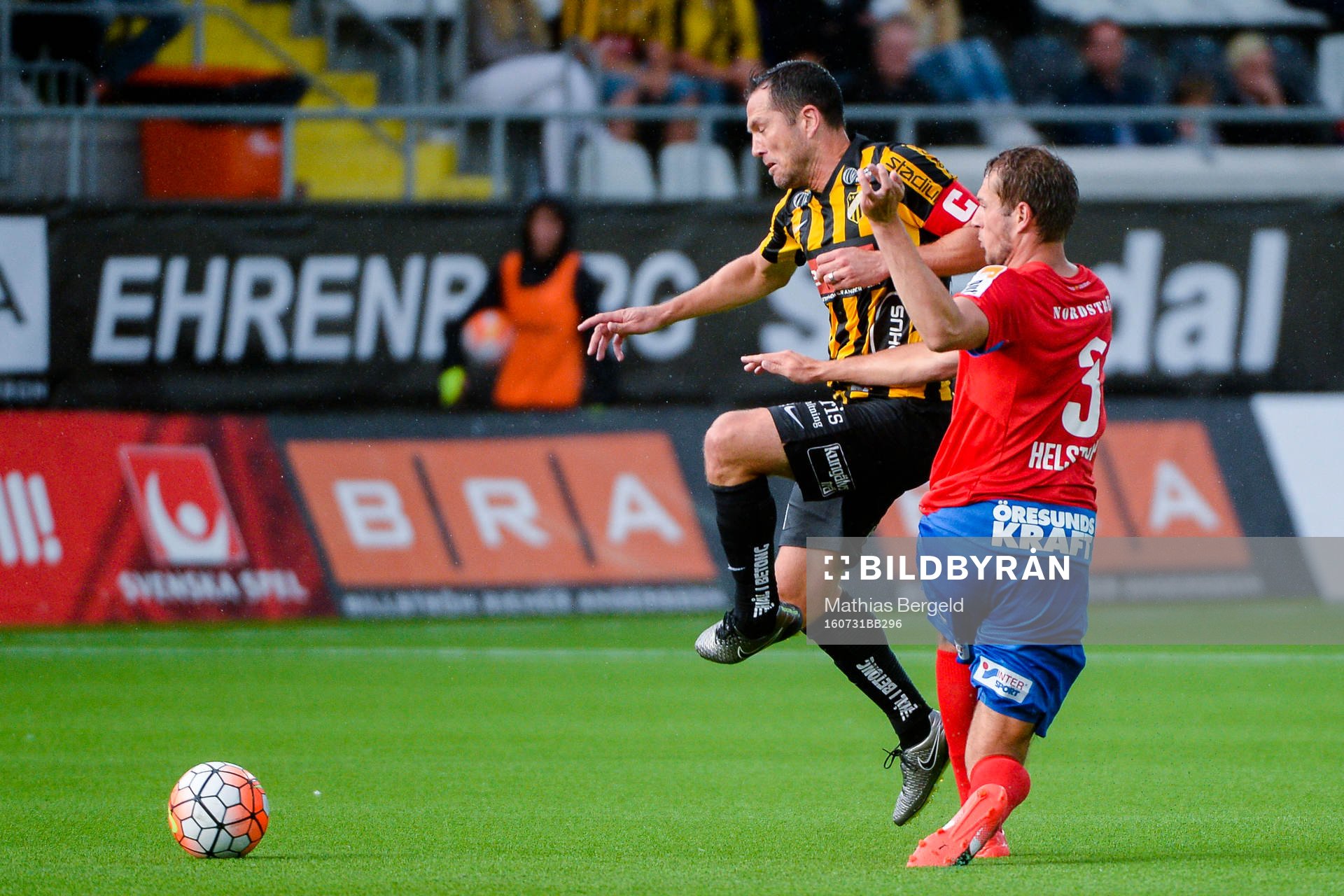 Häckens Martin Ericsson och Helsingborgs Frederik Helstrup