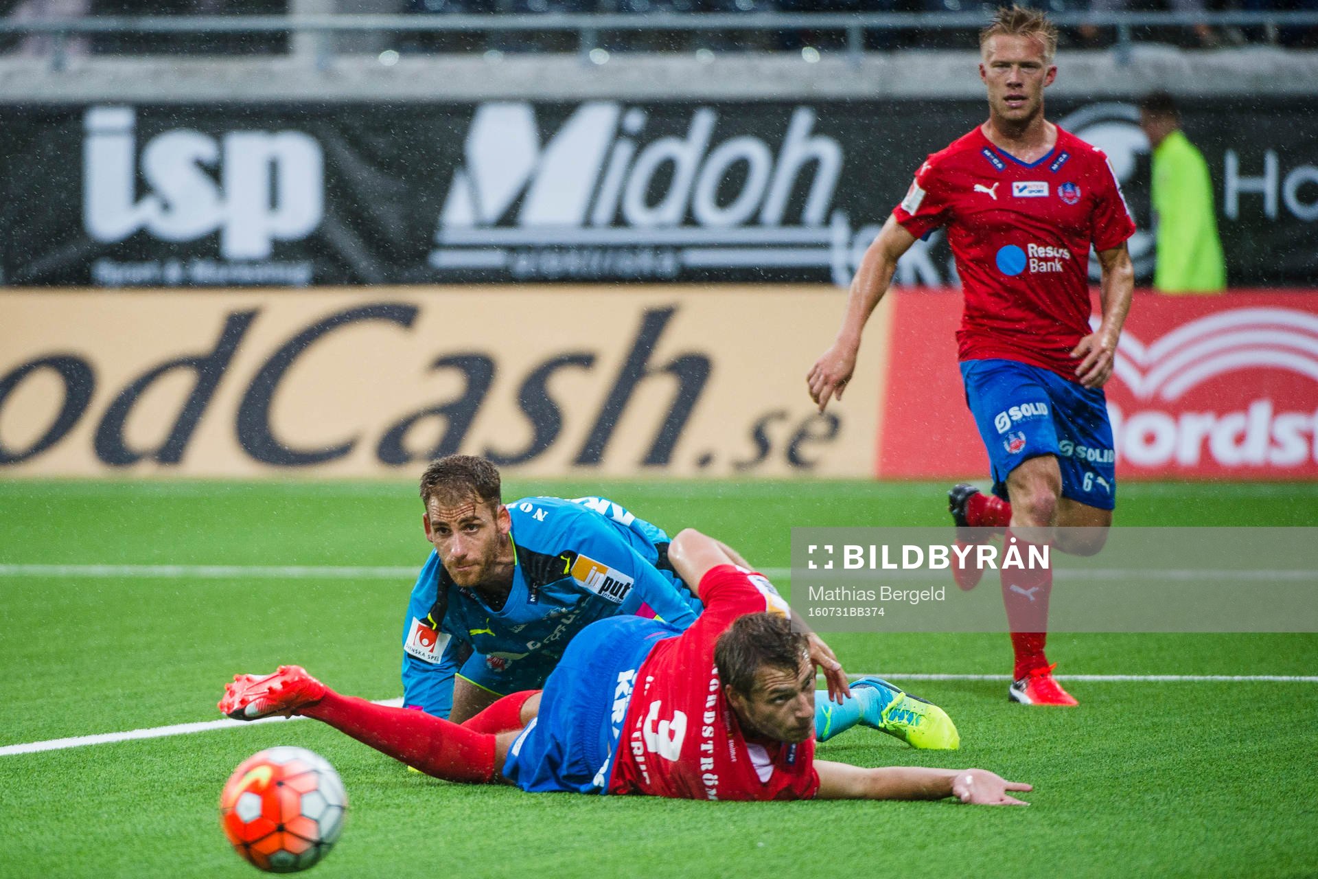 Helsingborgs målvakt Tomer Chencinski, Andreas Landgren
