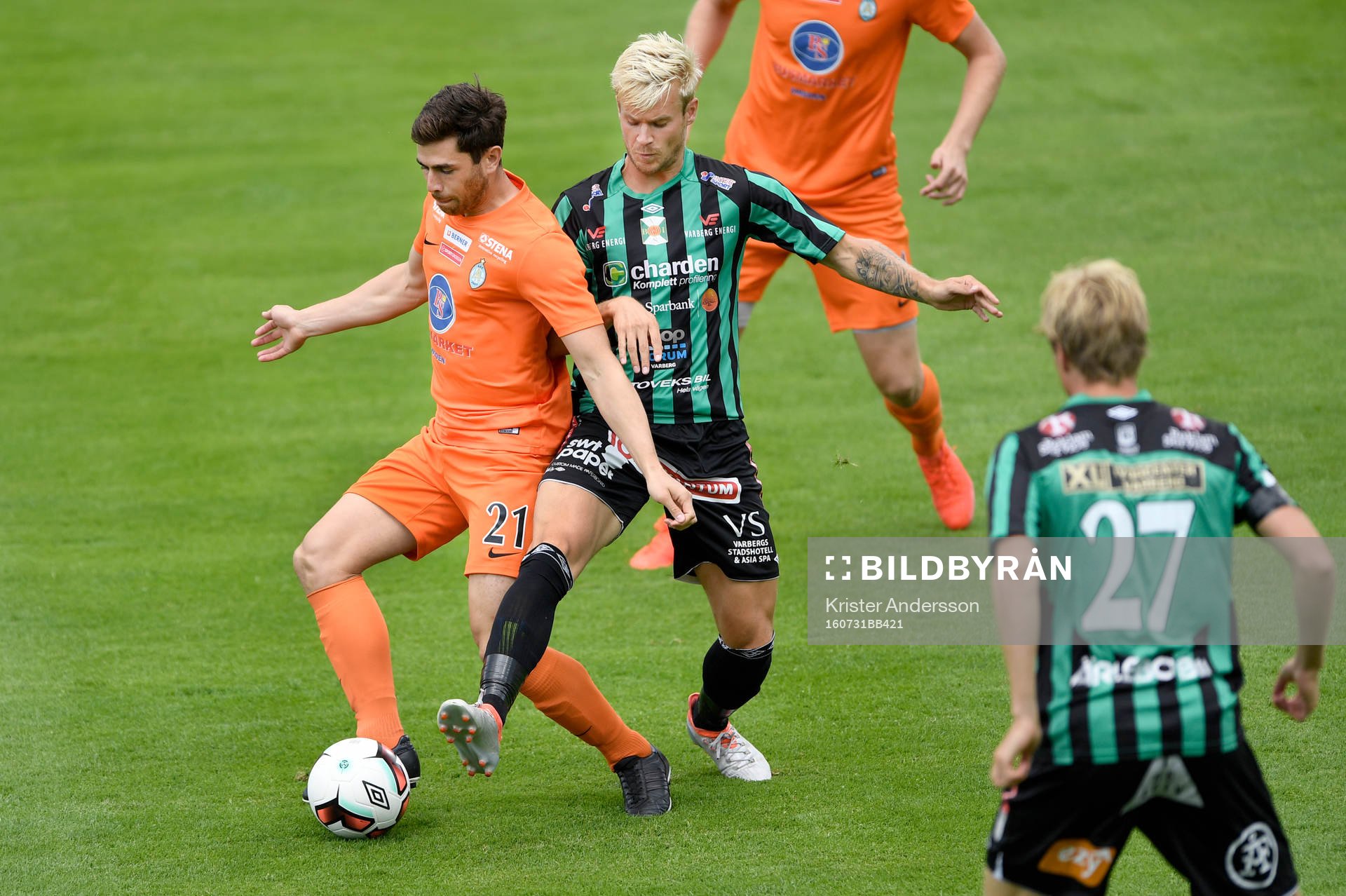 Athletics Carlos Gaete Moggia och Varbergs Mats Andre Kaland