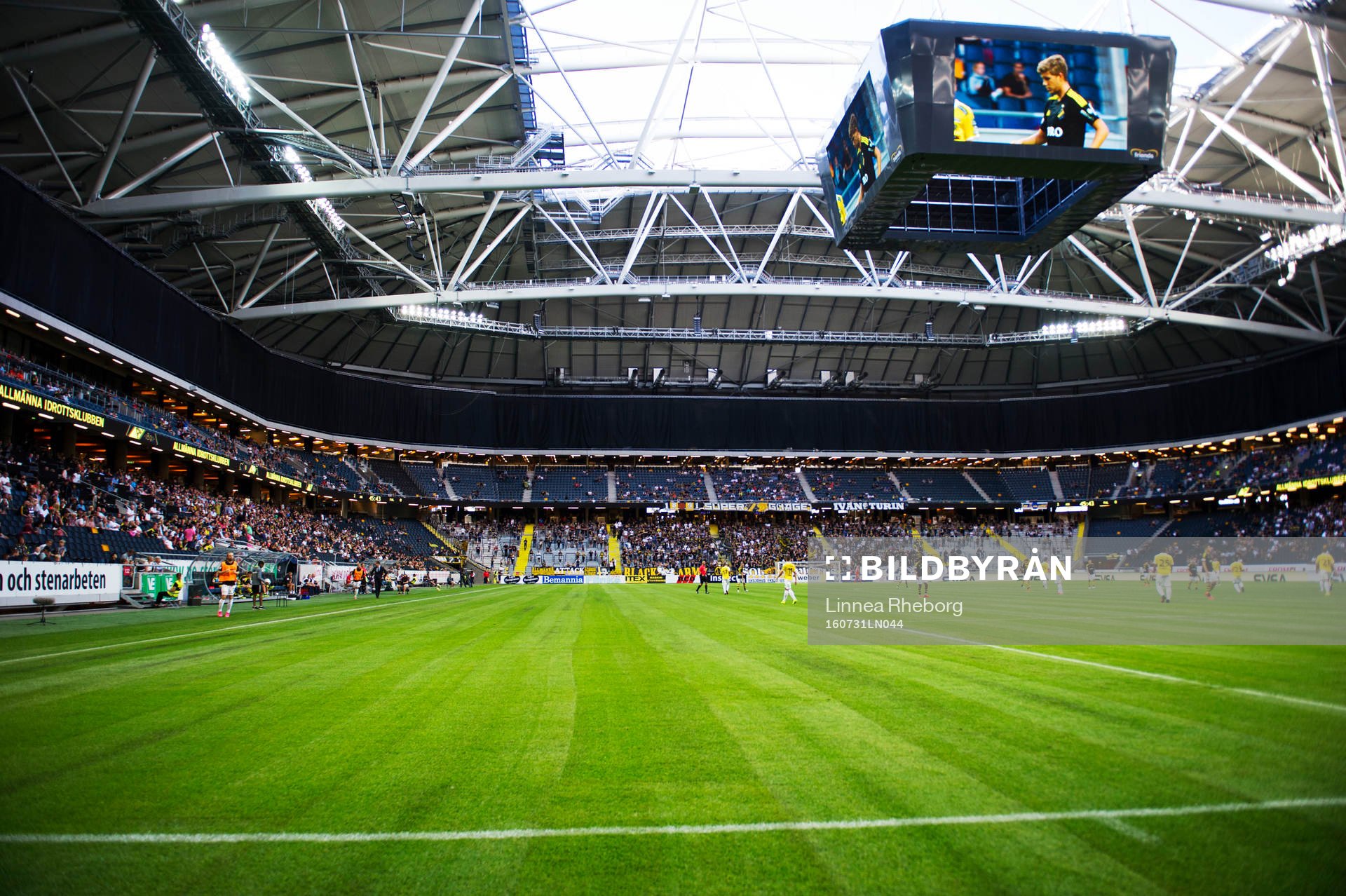 Interiör av Friends Arena