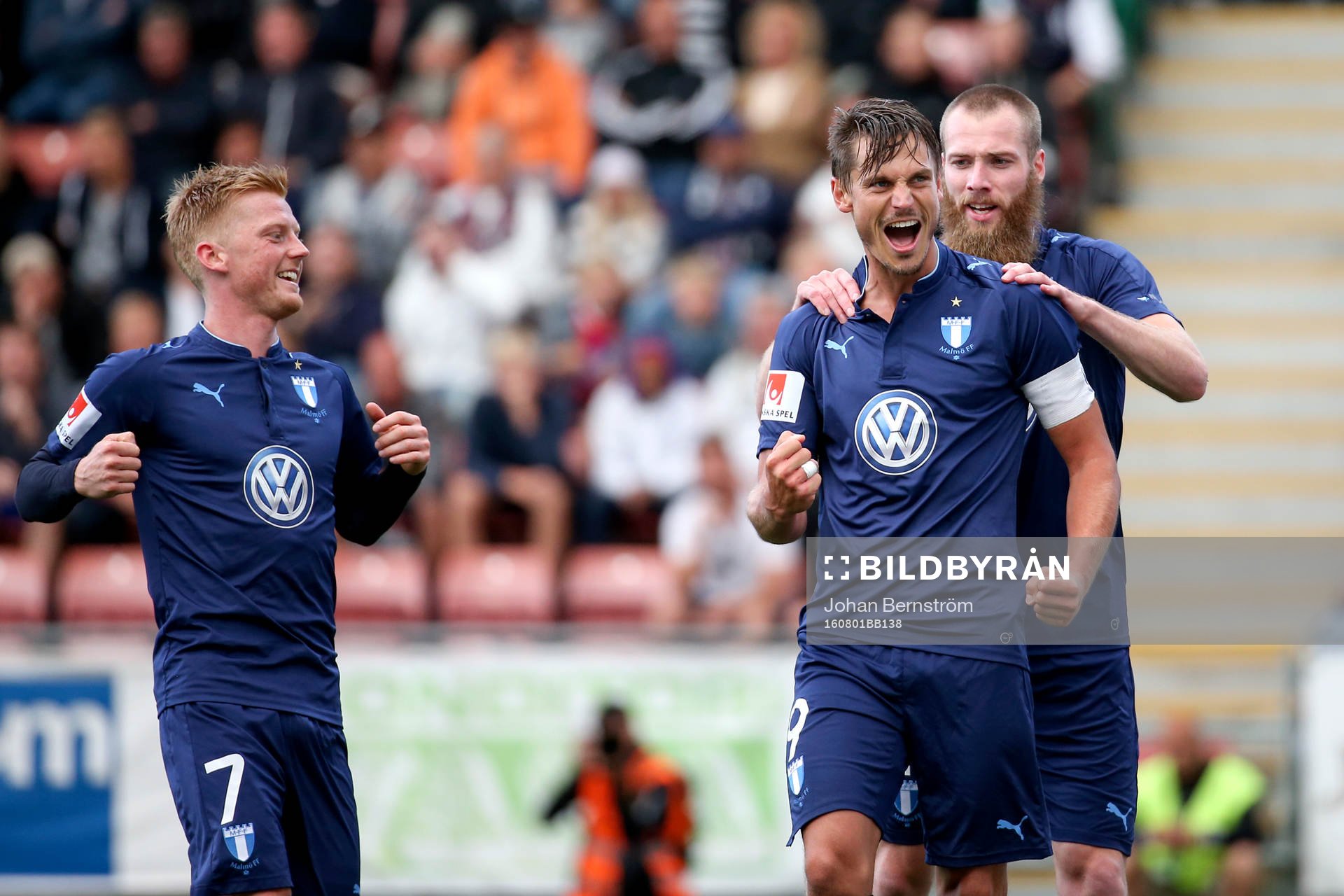 Malmö FFs Anders Christiansen, Jo Inge Berget och Markus