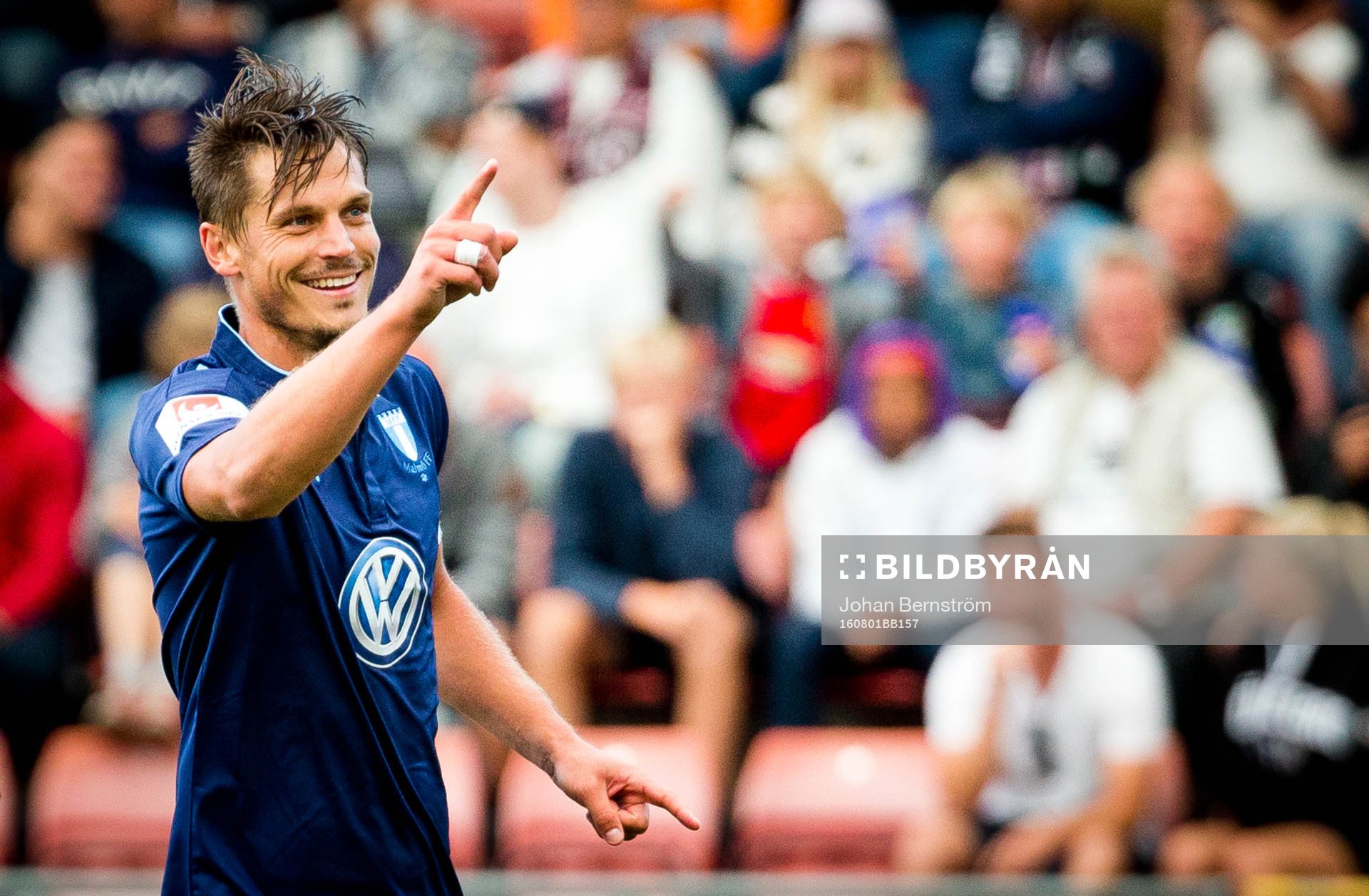 Malmö FFs Markus Rosenberg jublar