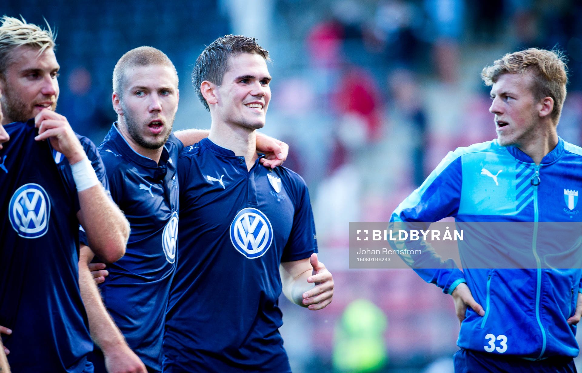 Malmö FFs Vidar Örn Kjartansson är glad