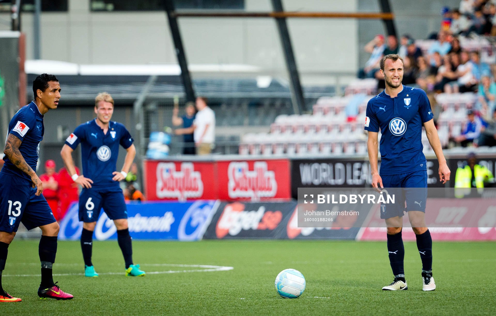 Malmö FFs Yoshimar Yotún, Oscar Lewicki och Magnus Wolff