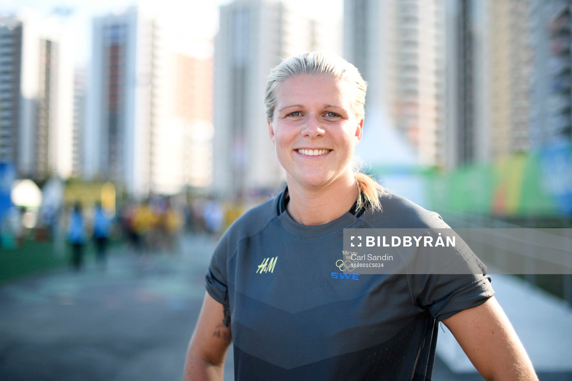 Sveriges målvakt Emelie Lundberg