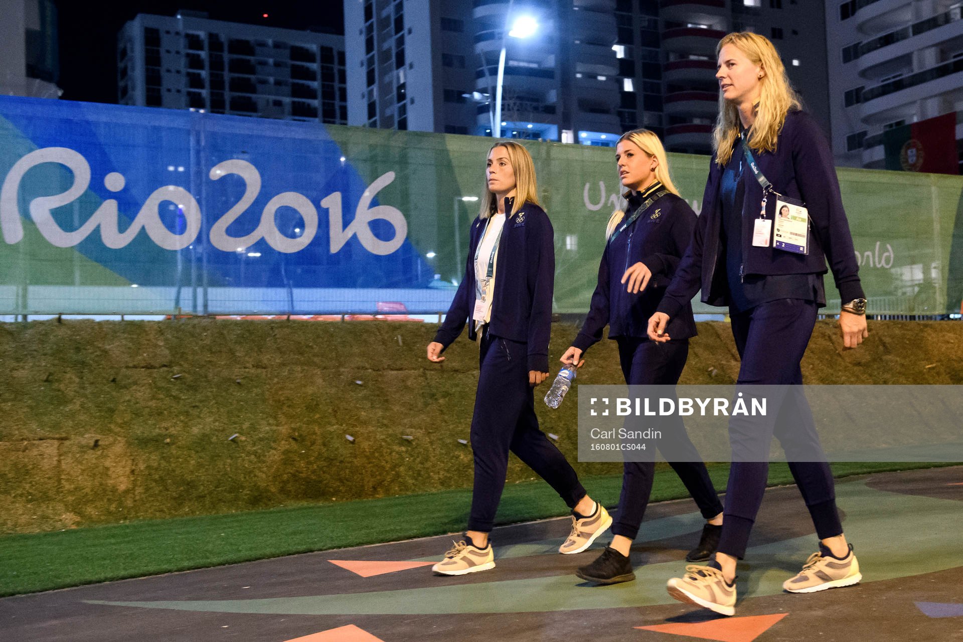 Sveriges Isabelle Gulldén, Olivia Schough och Linnea