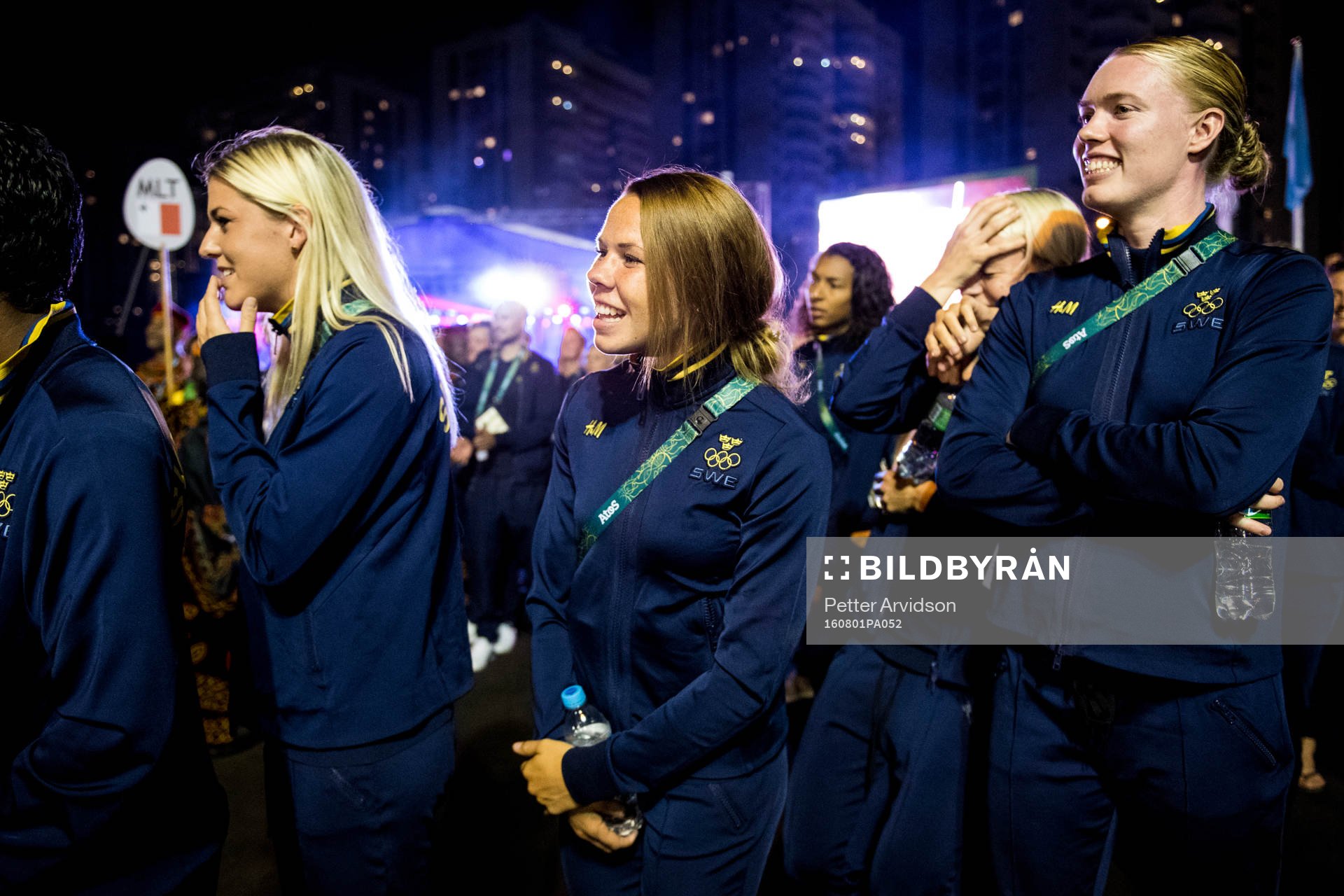 Olivia Schough, Jessica Samuelsson och Hedvig Lindahl