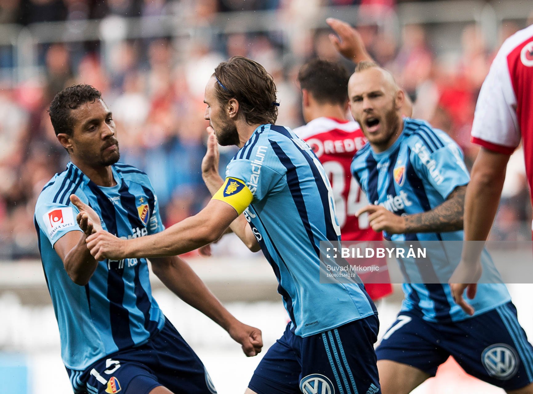 Djurgårdens Kevin Walker jublar