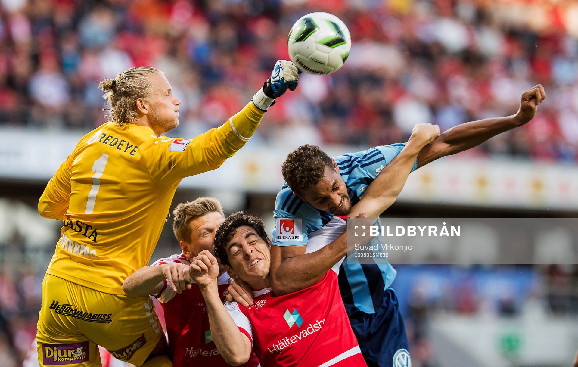Kalmars målvakt Ole Söderberg, David Elm , Marko