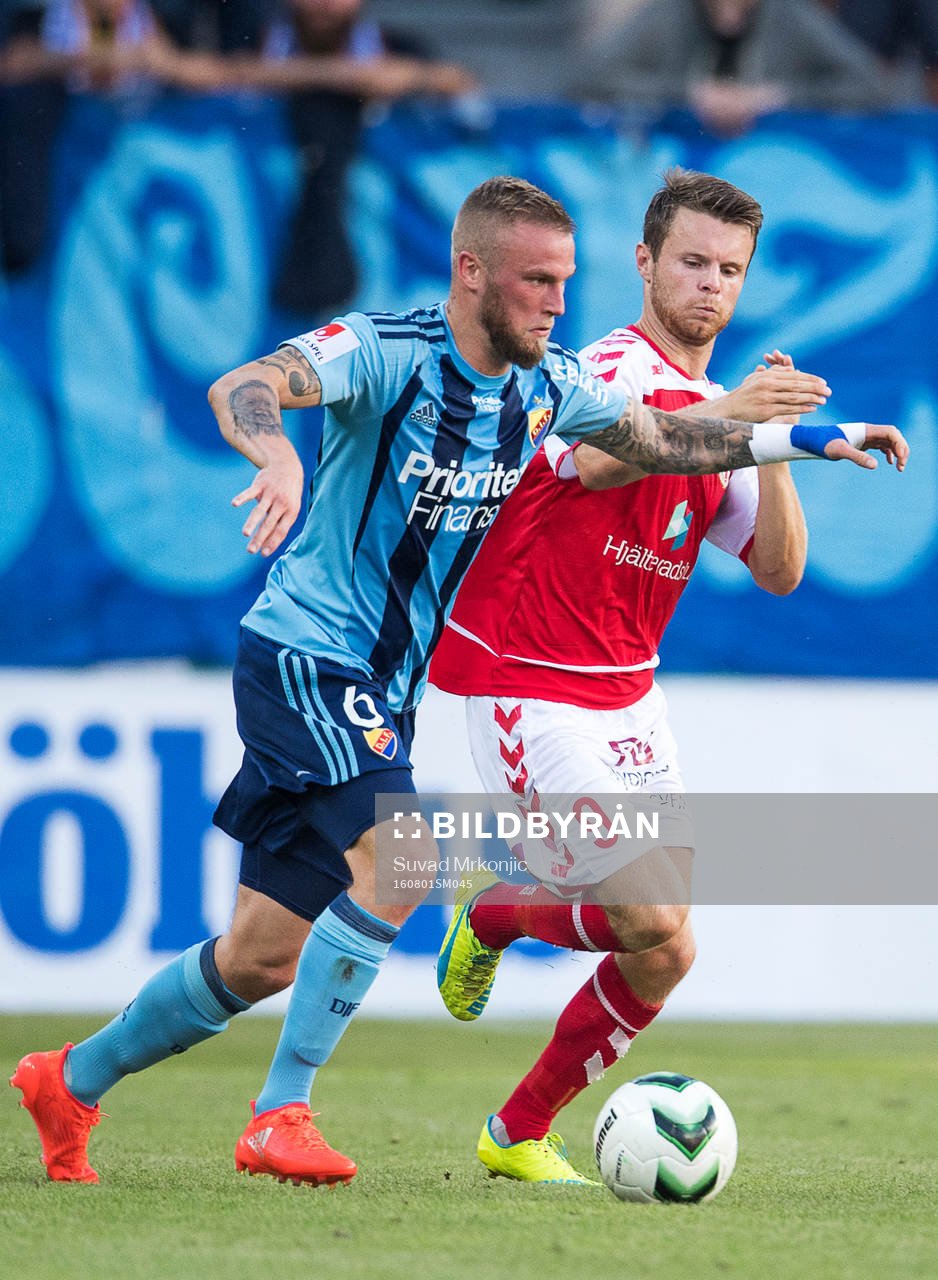 Djurgårdens Alexander Faltsetas och Kalmars Måns