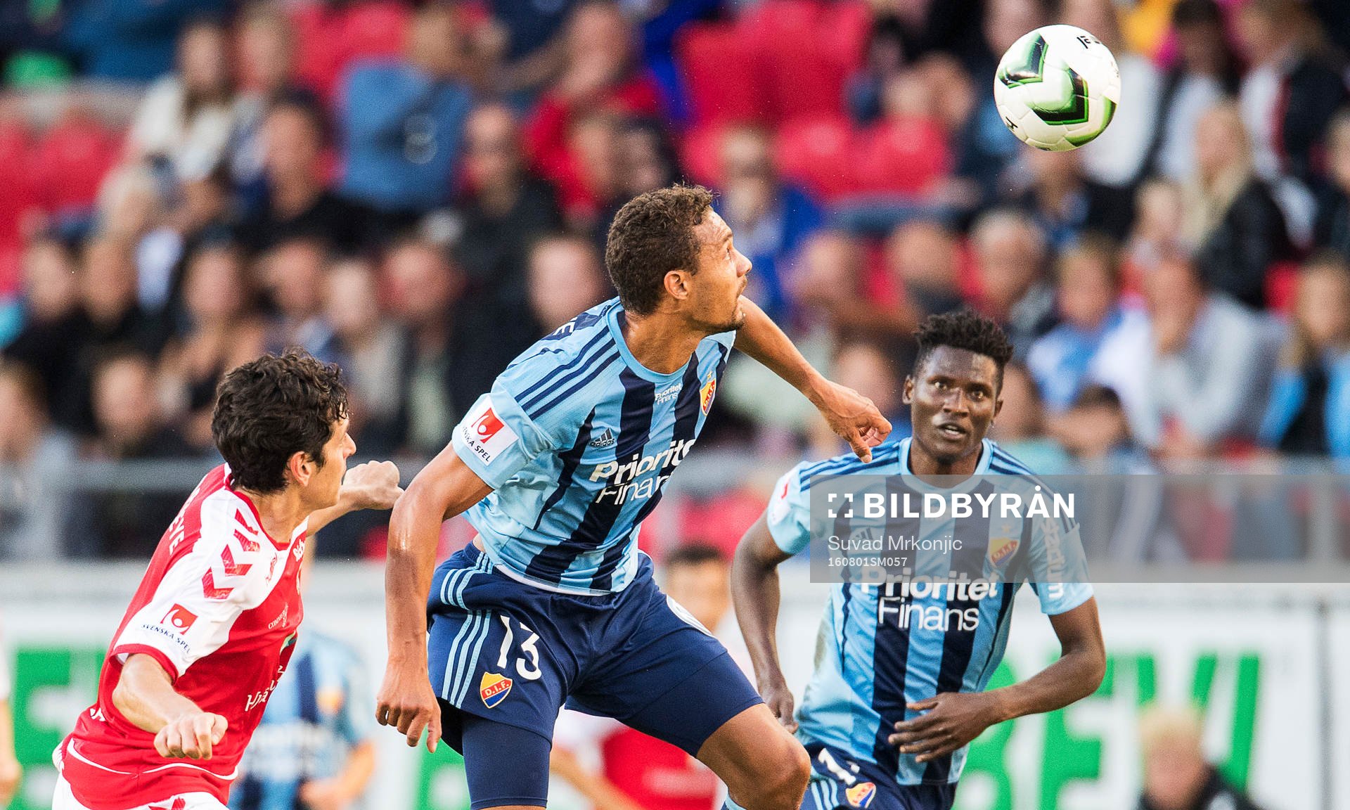 Djurgårdens Mathias Ranegie och Michael Olunga samt