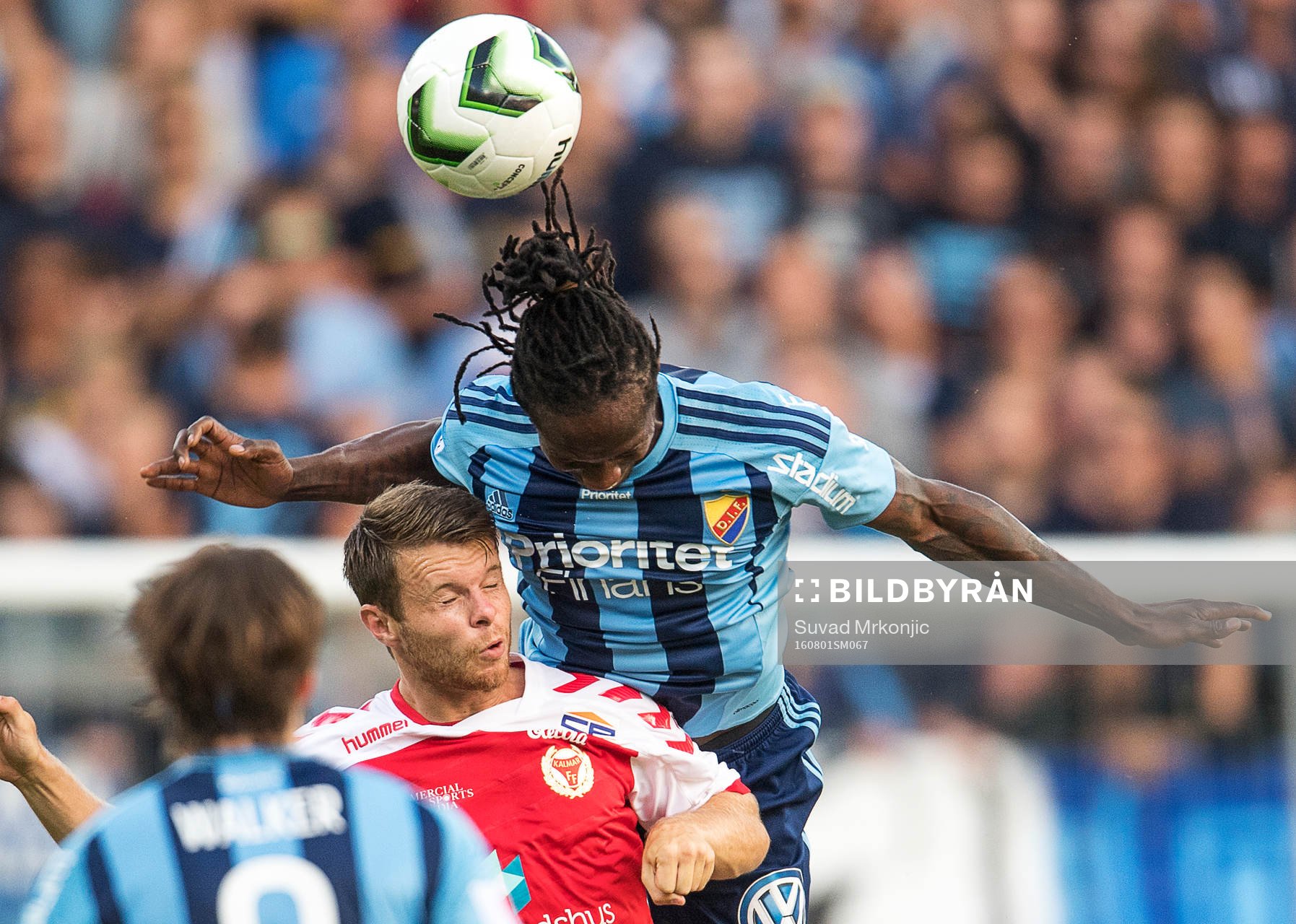 Djurgårdens Kebba Ceesay och Kalmars Måns Söderqvist