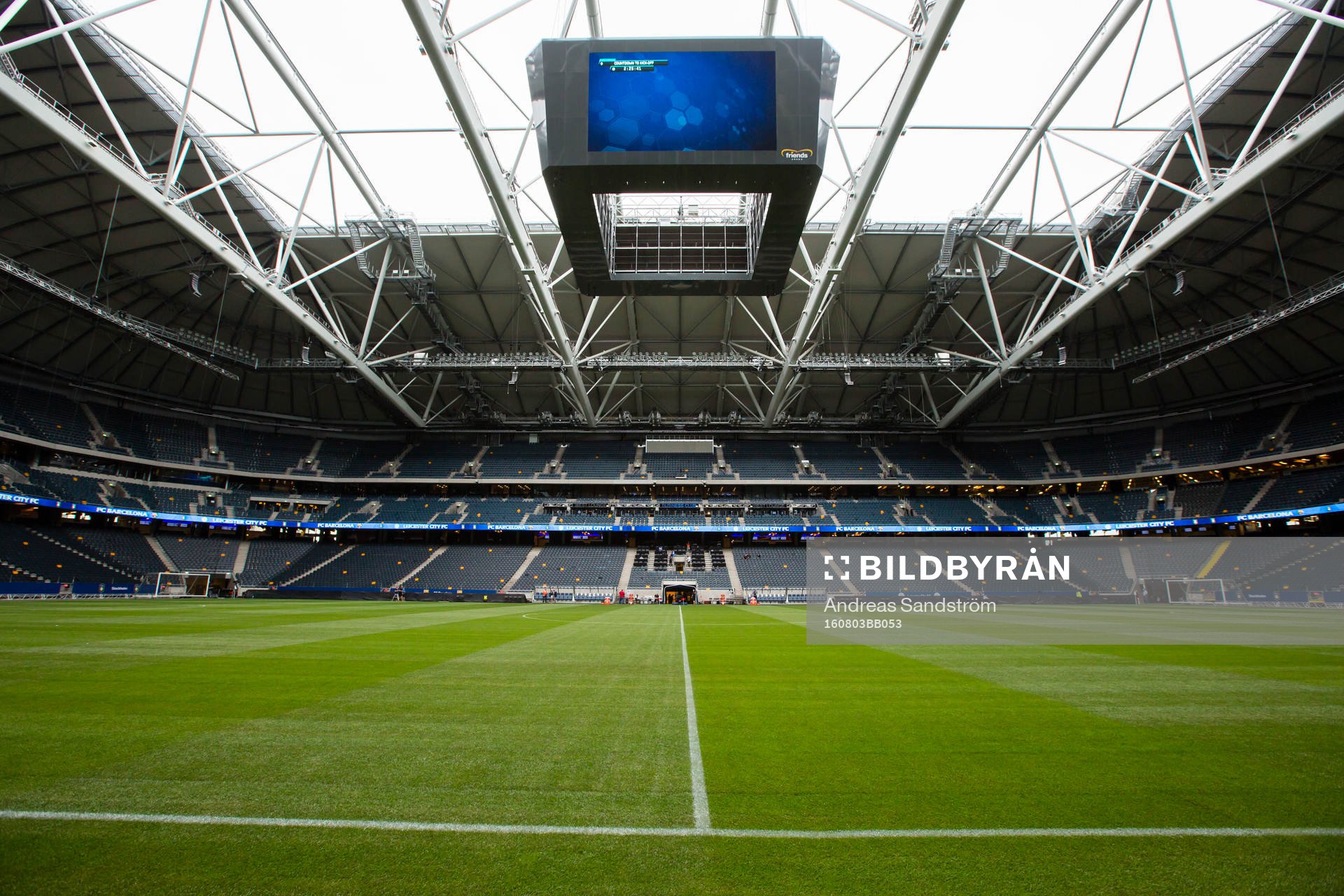 Generell vy över Friends Arena