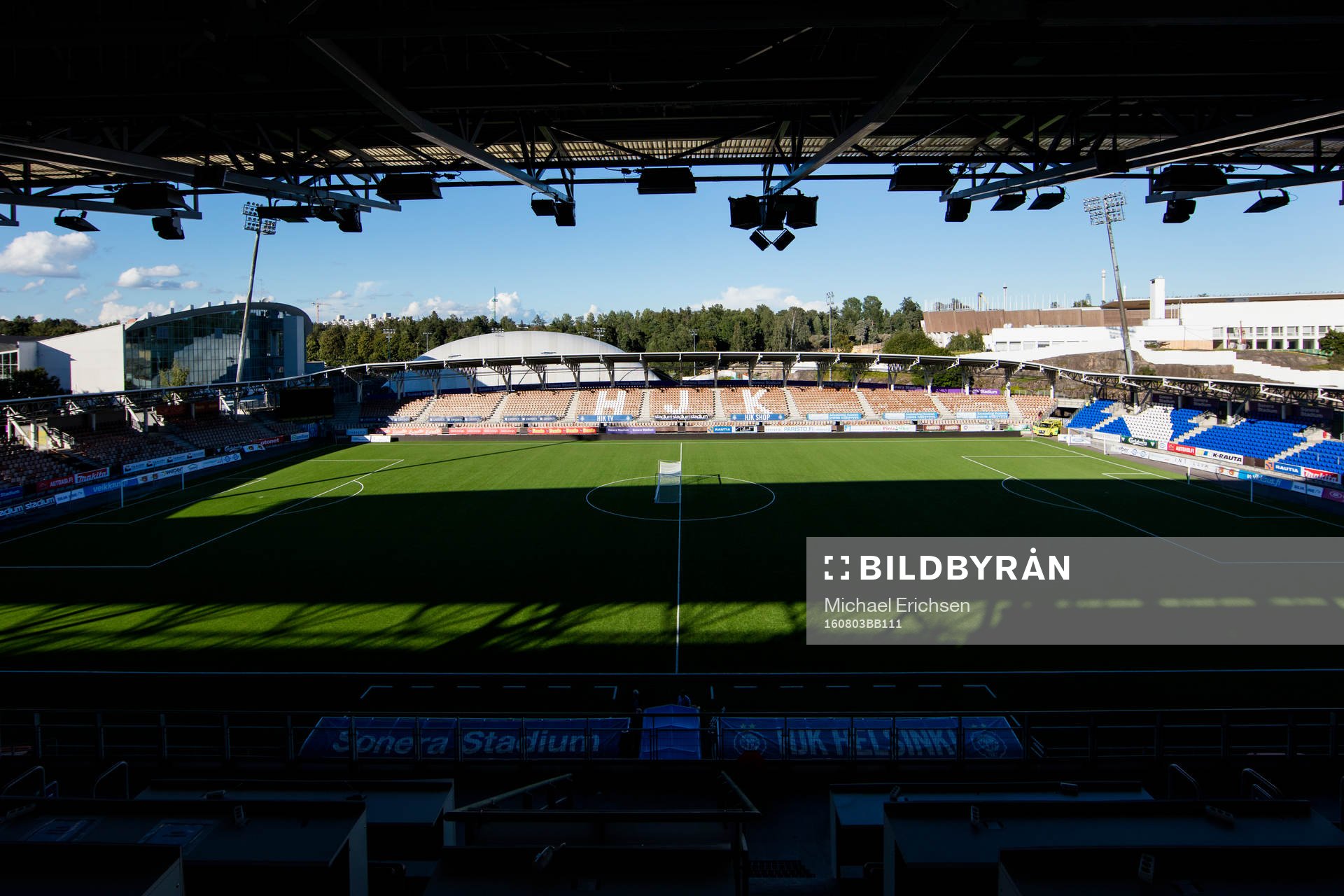 HJK Helsingfors hemmaplan Sonera Stadium innan en