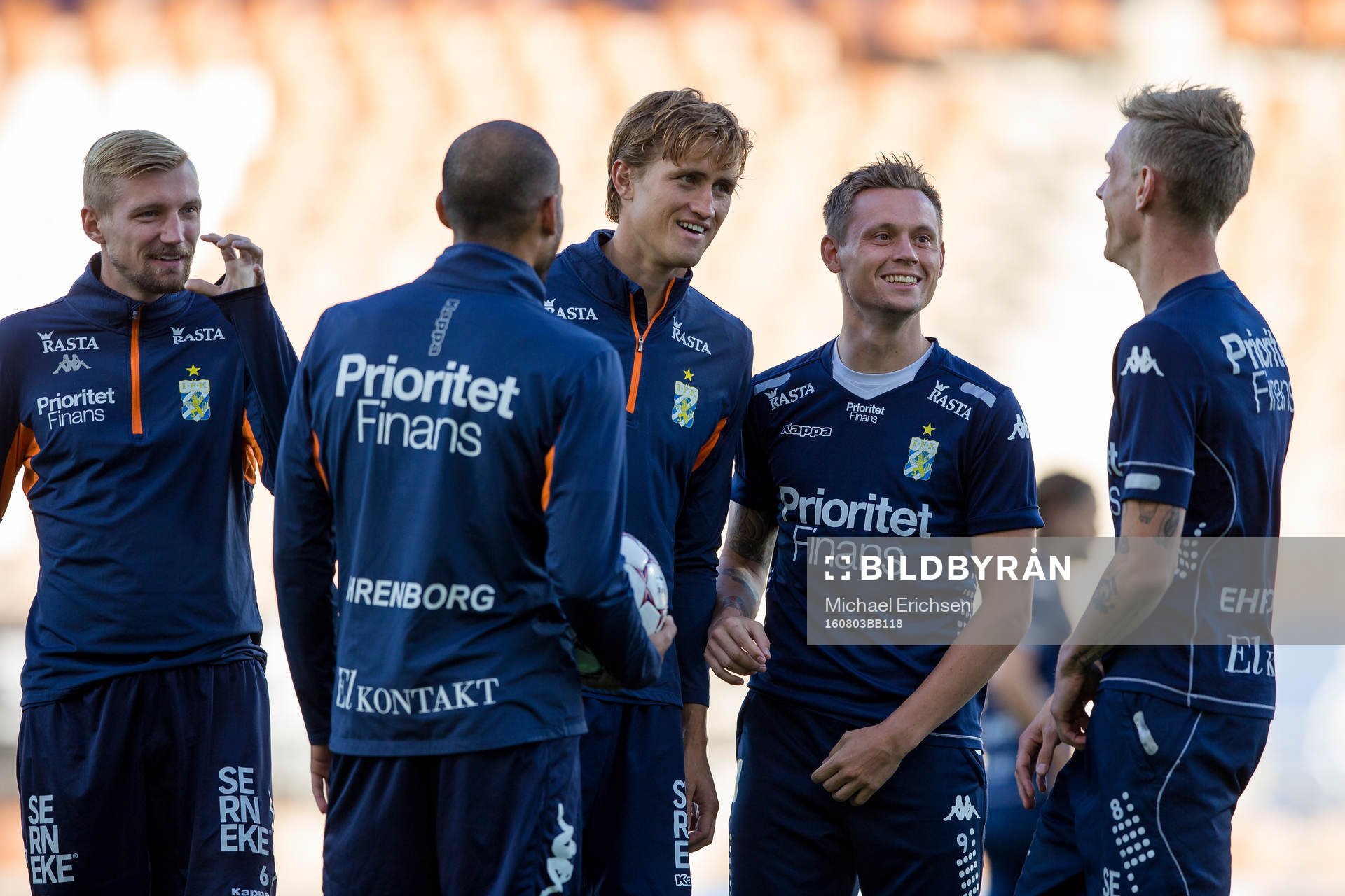 IFK Göteborgs Sebastian Eriksson, Thomas Rogne, Jakob