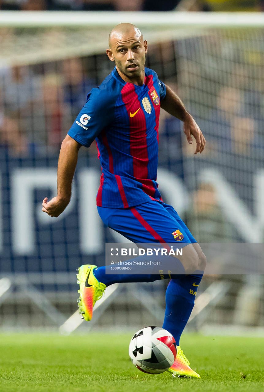 Barcelonas Javier Mascherano