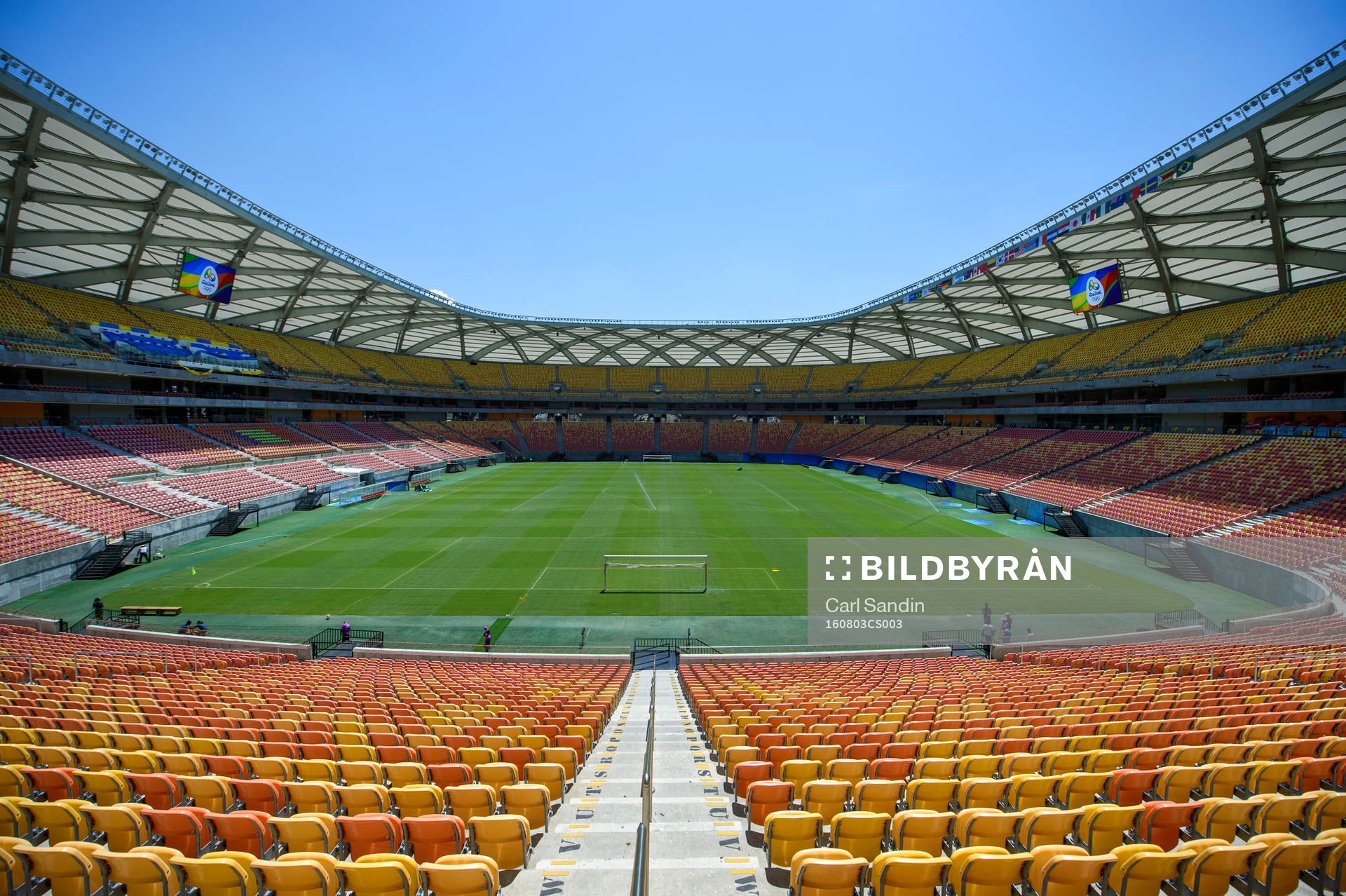 Interiör av Arena da Amazonia