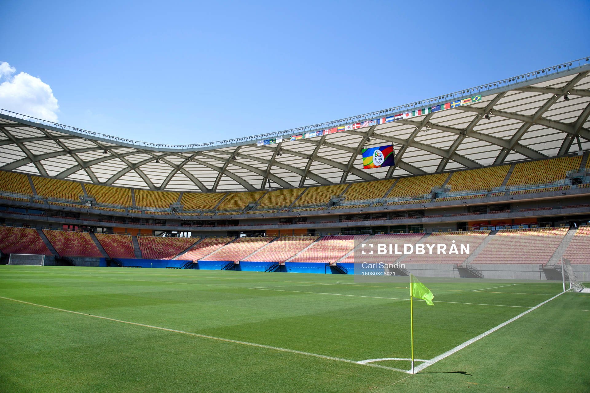 Interiör av Arena da Amazonia