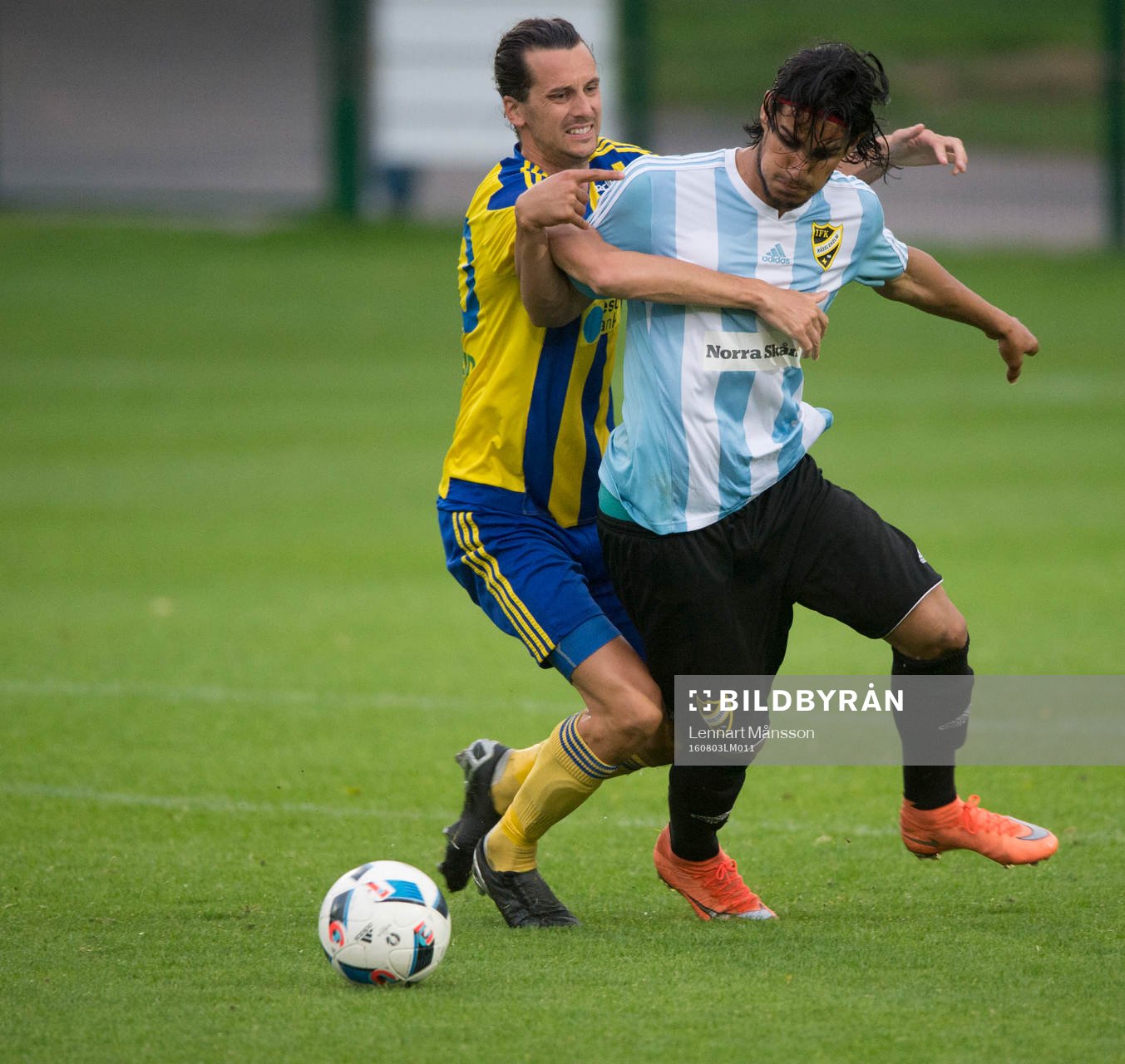 IFK Hässleholms Ameer Naseer i matchen i Svenska Cupen