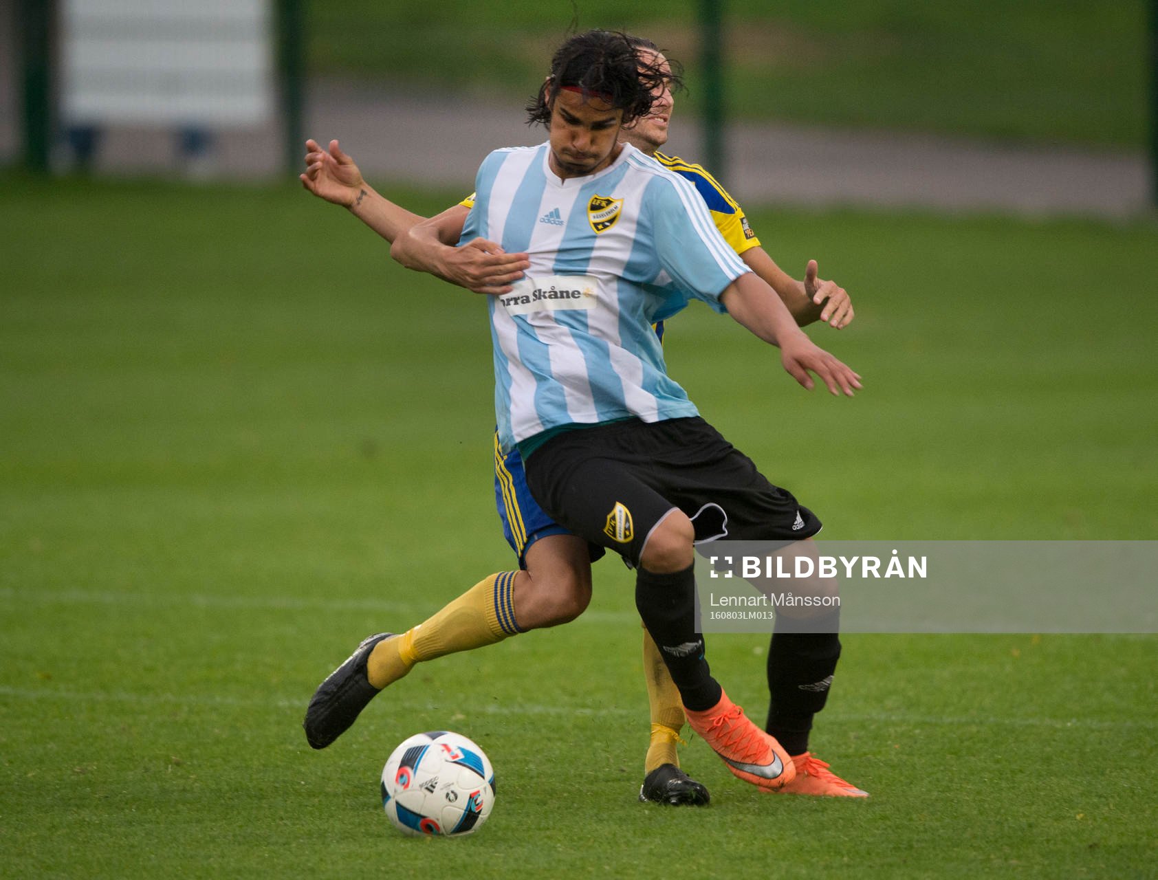 IFK Hässleholms Ameer Naseer i matchen i Svenska Cupen