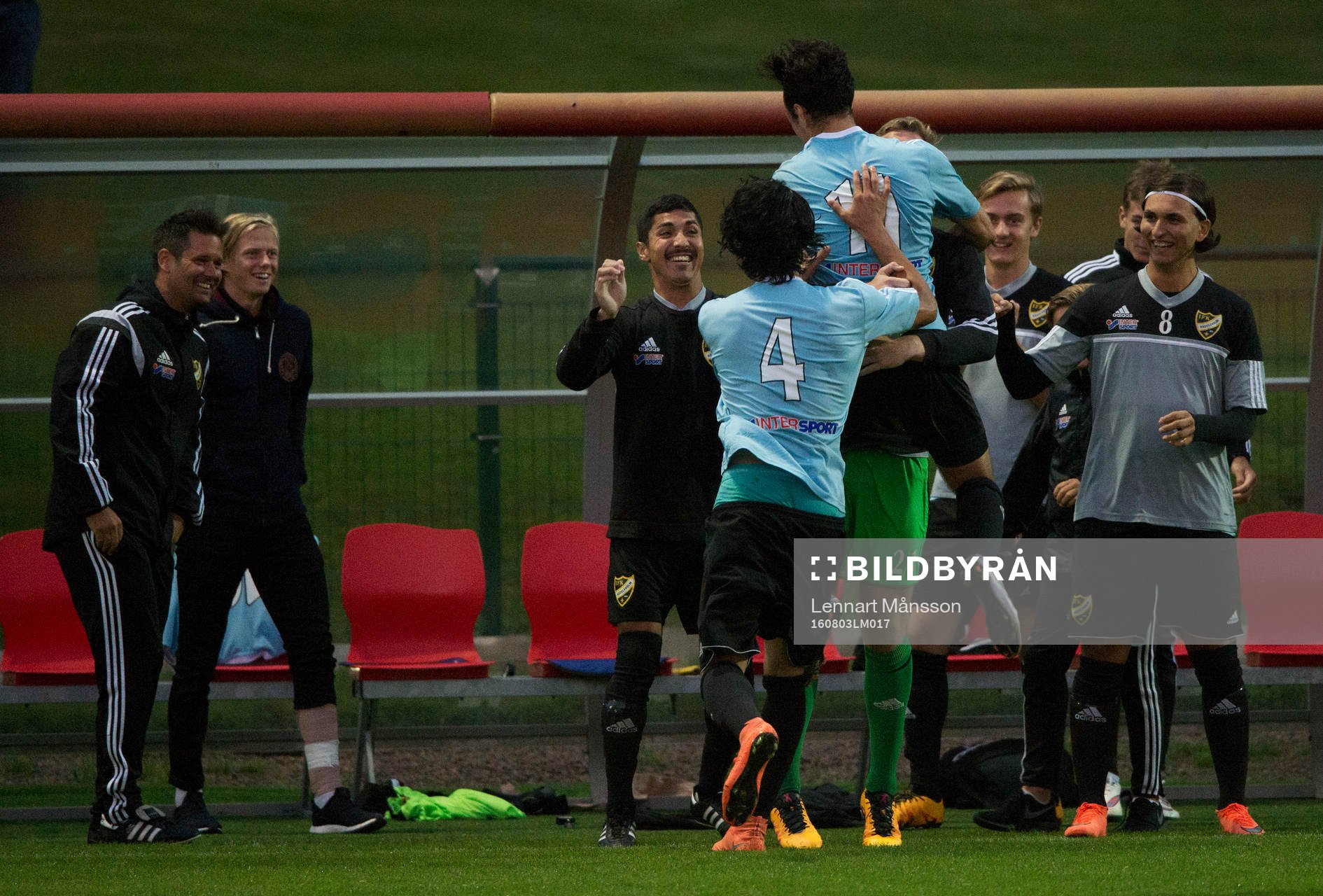 IFK Hässleholms Karim Al-Asi har avgjort matchen i