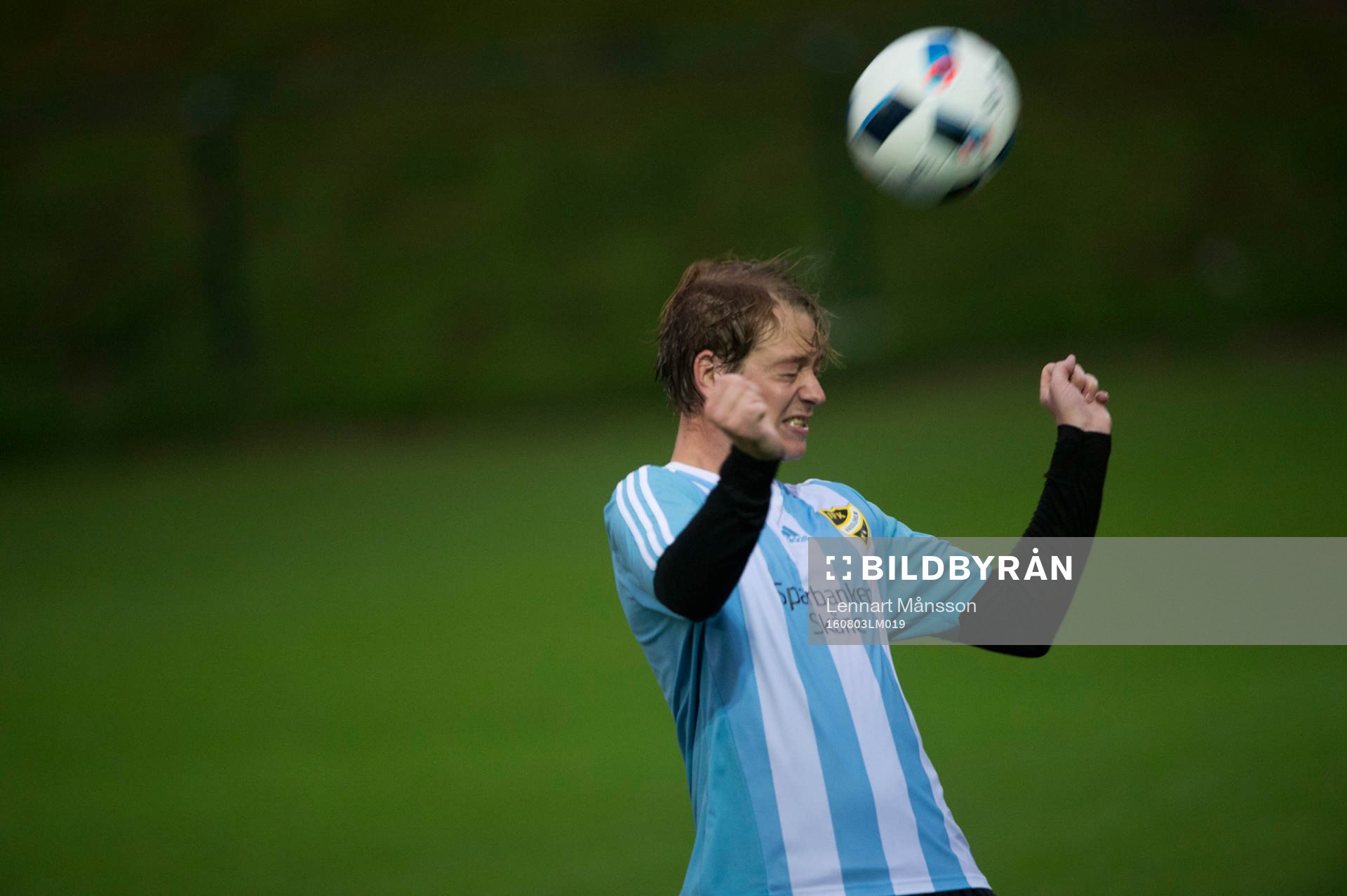 IFK Hässleholms Axel Harletun i matchen i Svenska Cupen