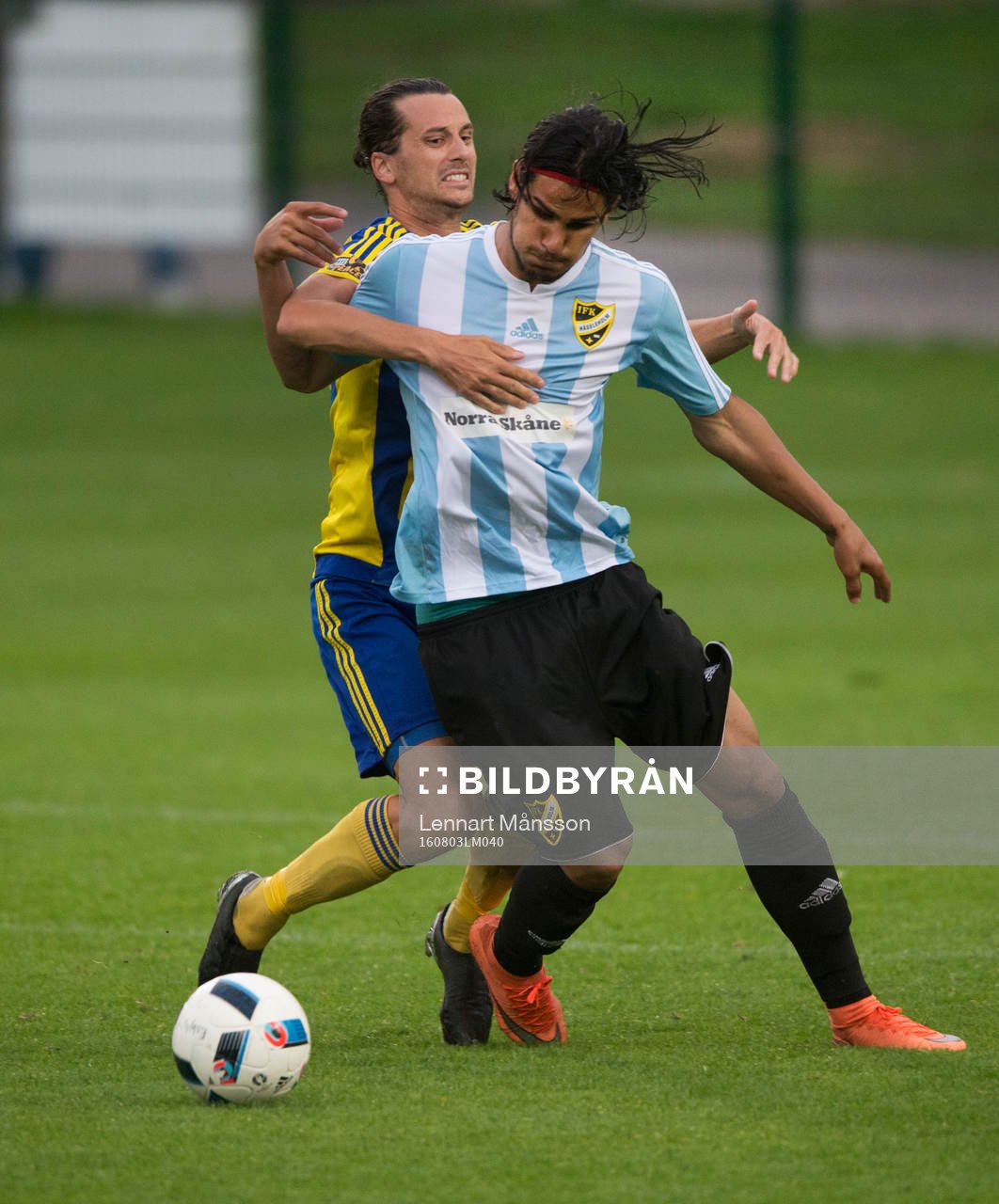 IFK Hässleholms Ameer Naseer i matchen i Svenska Cupen
