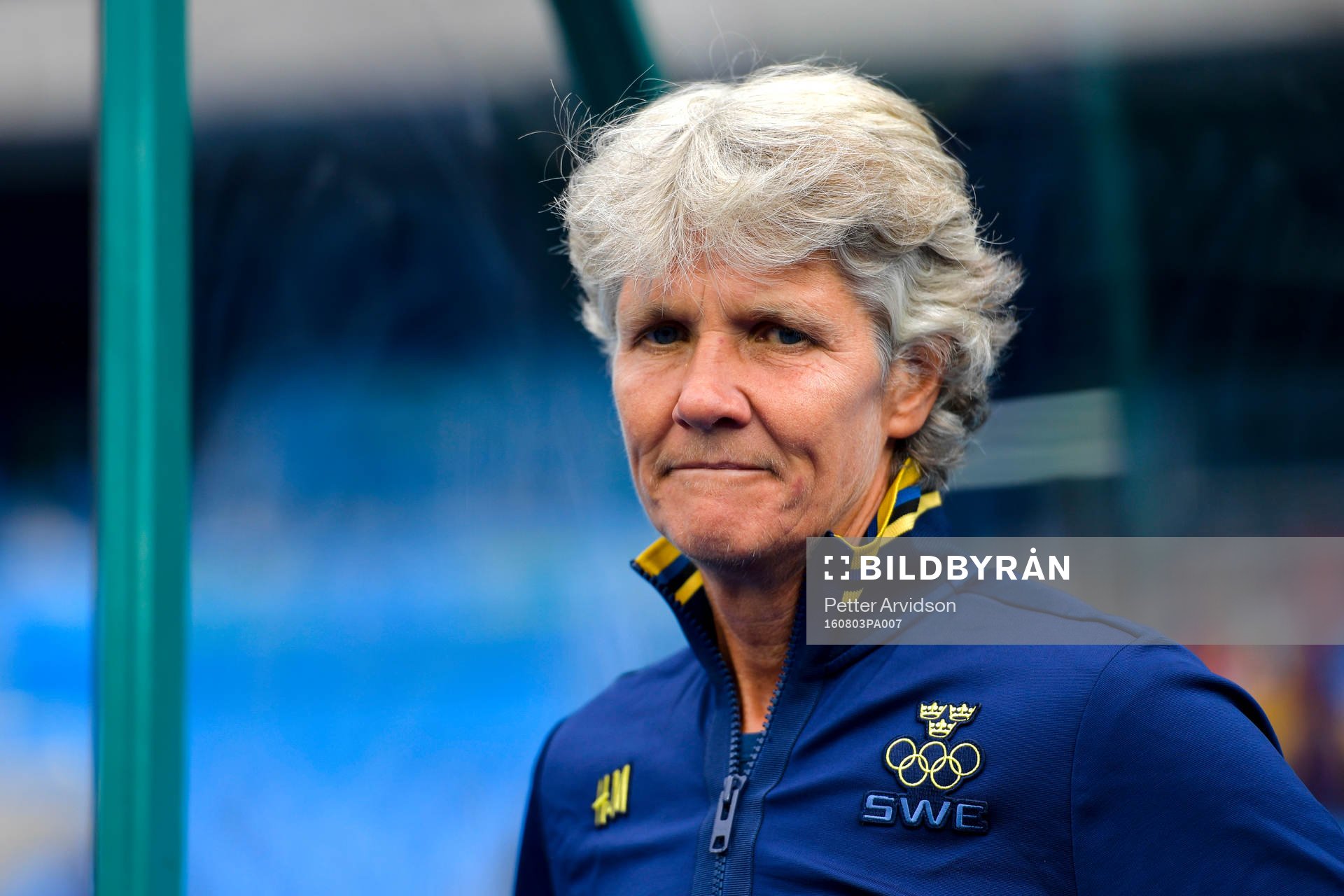 Sveriges förbundskapten Pia Sundhage före
