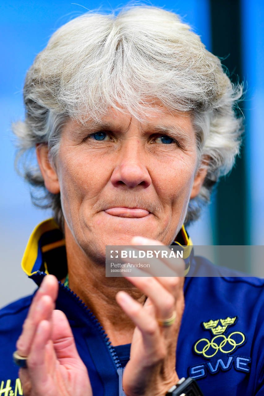 Sveriges förbundskapten Pia Sundhage