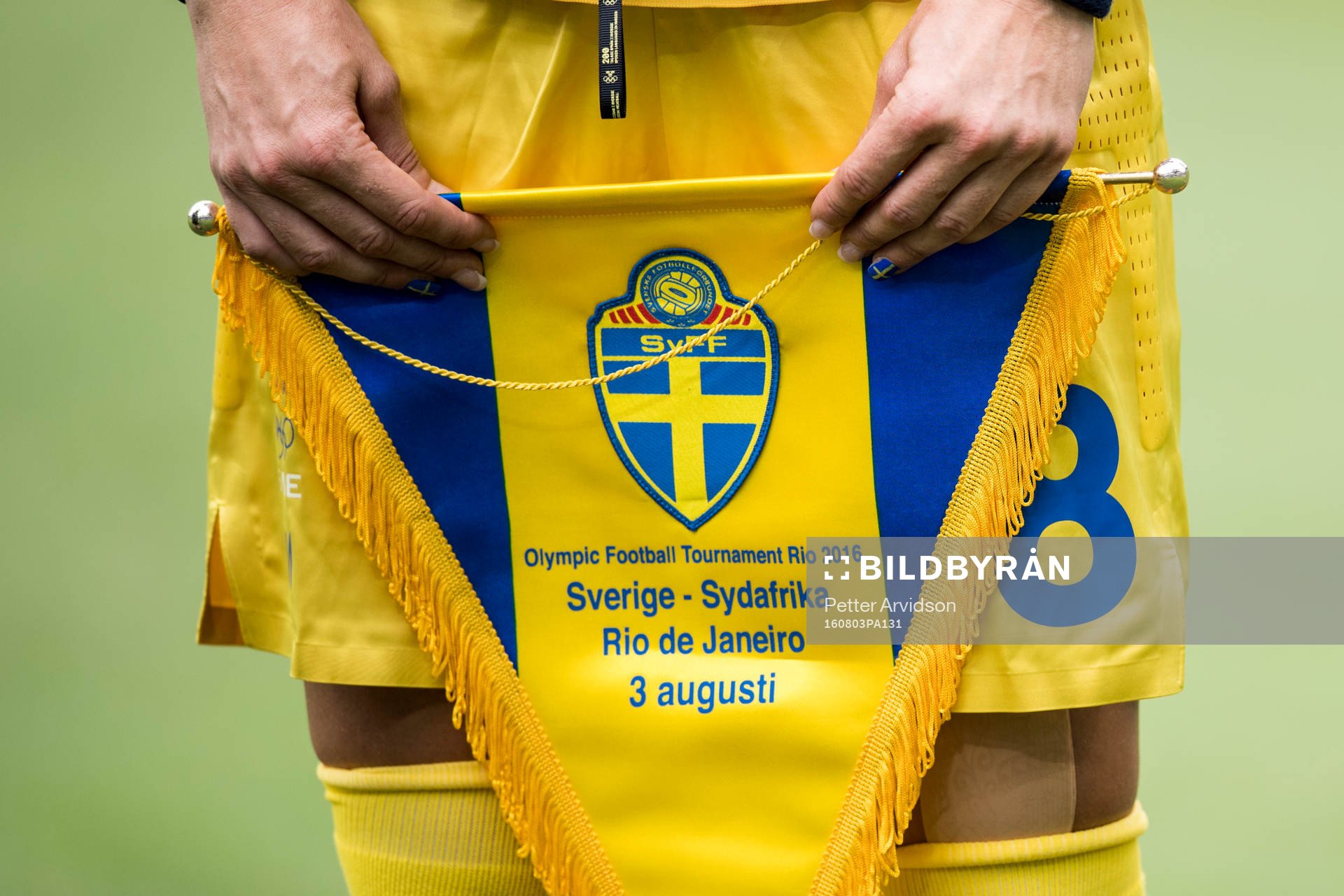 i fotbollsmatchen mellan Sverige och Sydafrika
