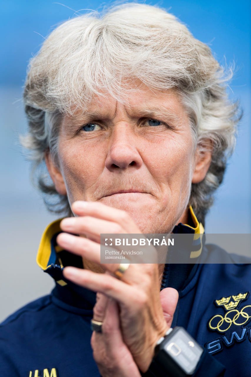 Sveriges förbundskapten Pia Sundhage