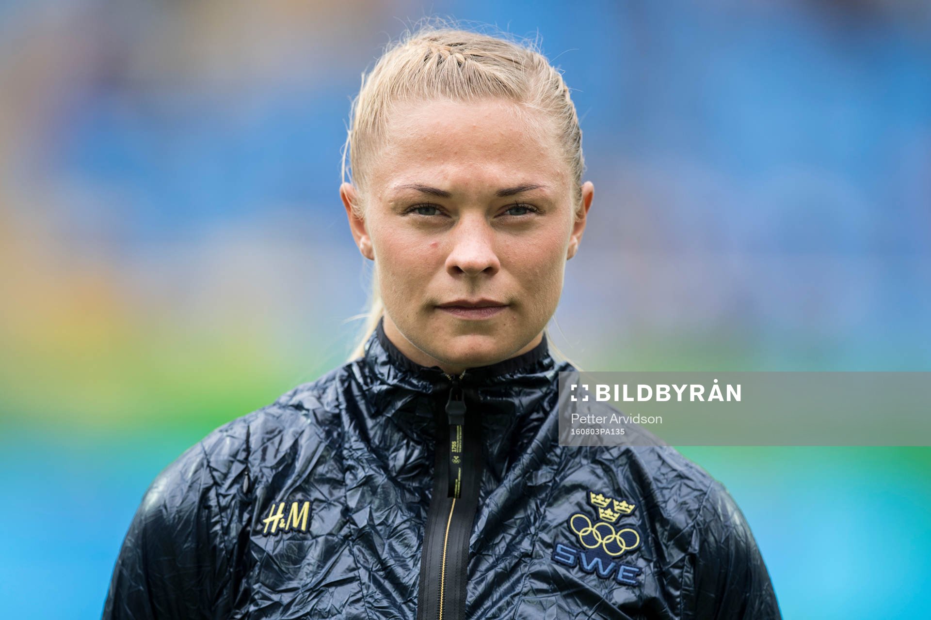 Sveriges Fridolina Rolfö i fotbollsmatchen mellan Sverige