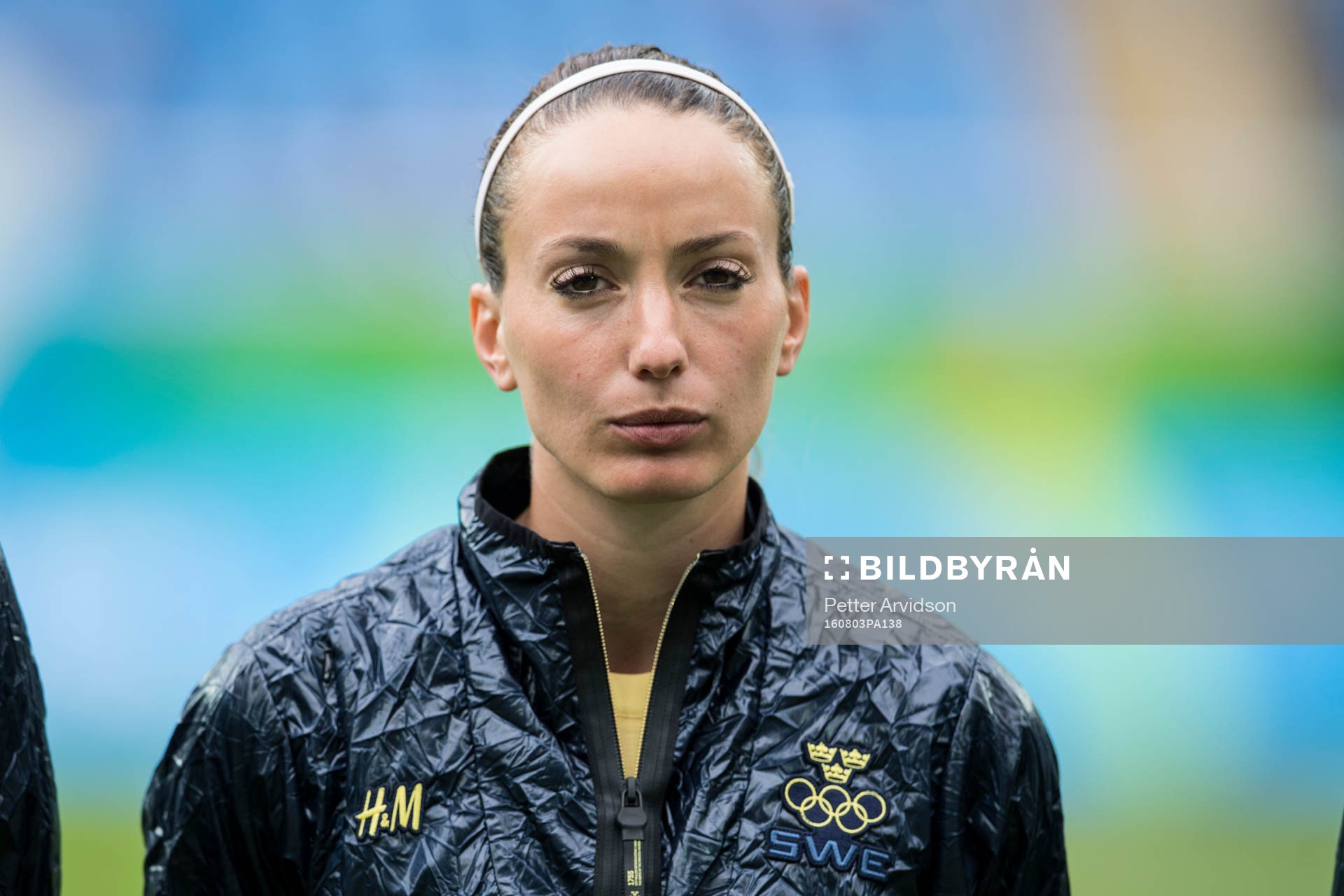 Sveriges Kosovare Asllani i fotbollsmatchen mellan Sverige