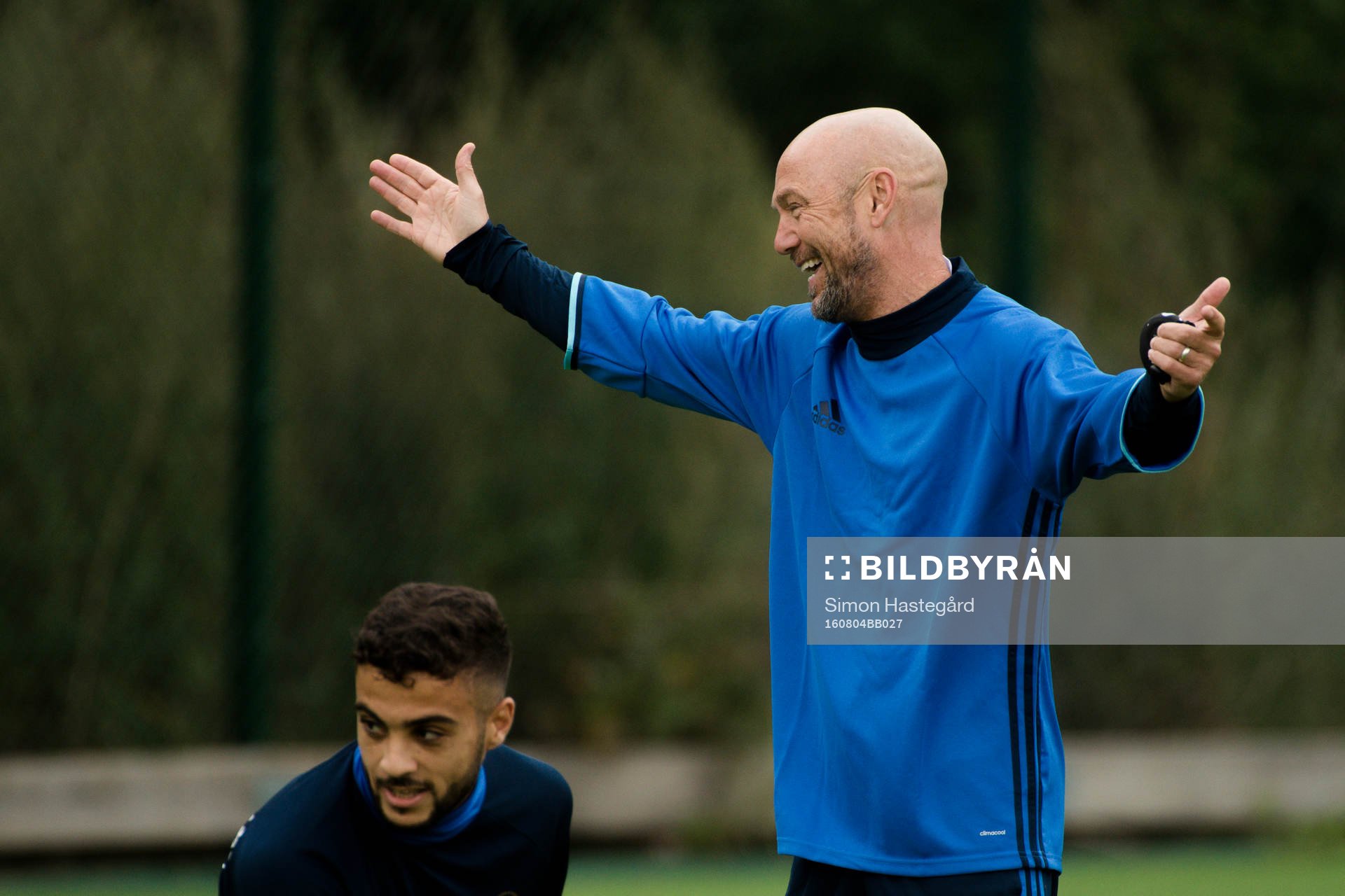 Djurgårdens nye tränare Mark Dempsey reagerar