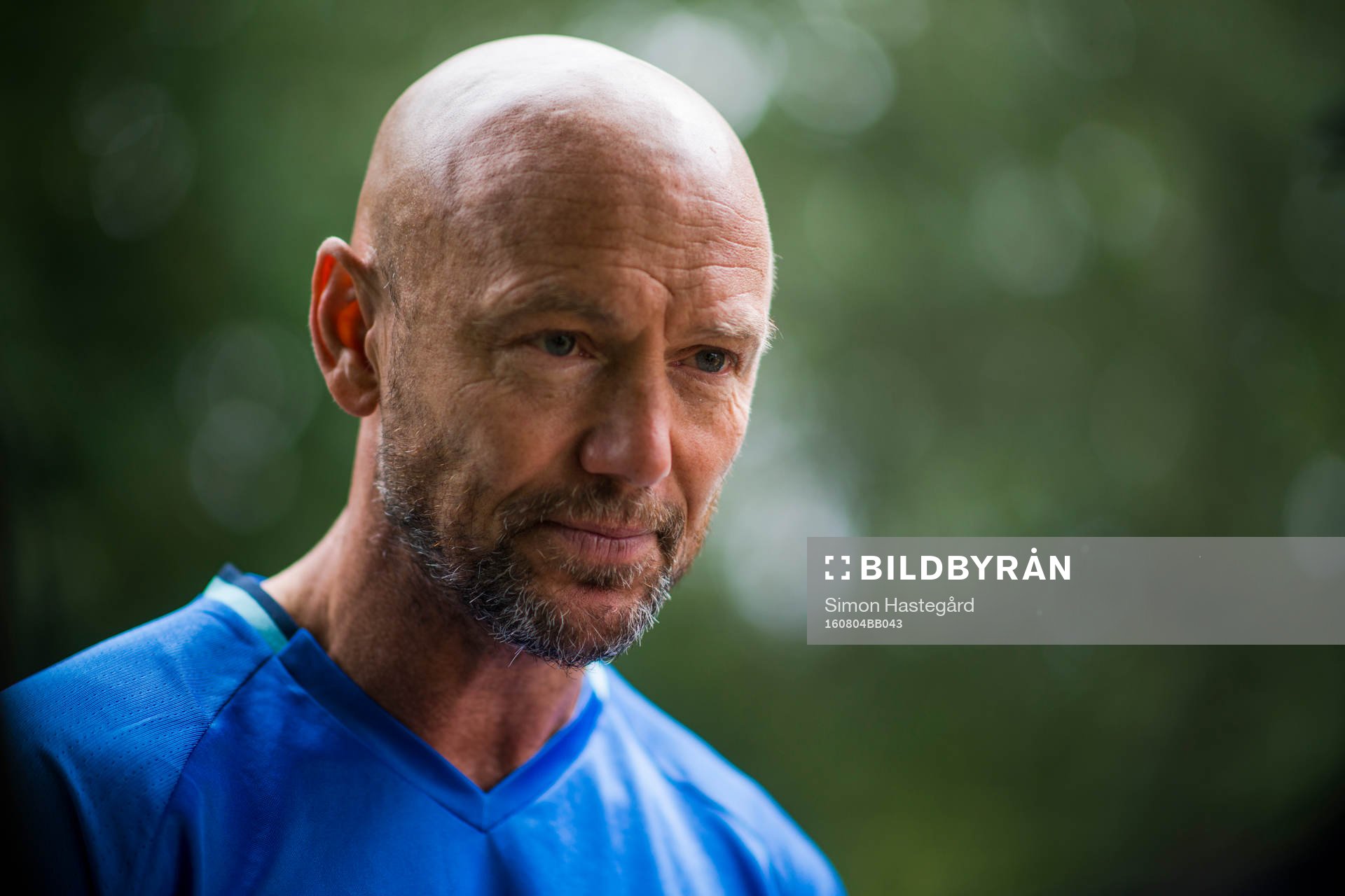 Djurgårdens nye tränare Mark Dempsey under en fotbollsträning med Djurgården den 4 augusti 2016 i Stockholm.

