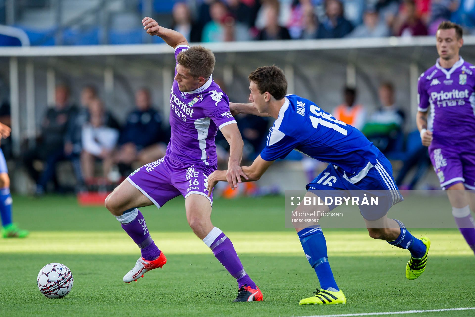 IFK Göteborgs Mikael Boman mot HJK Helsingfors  Aapo Halme