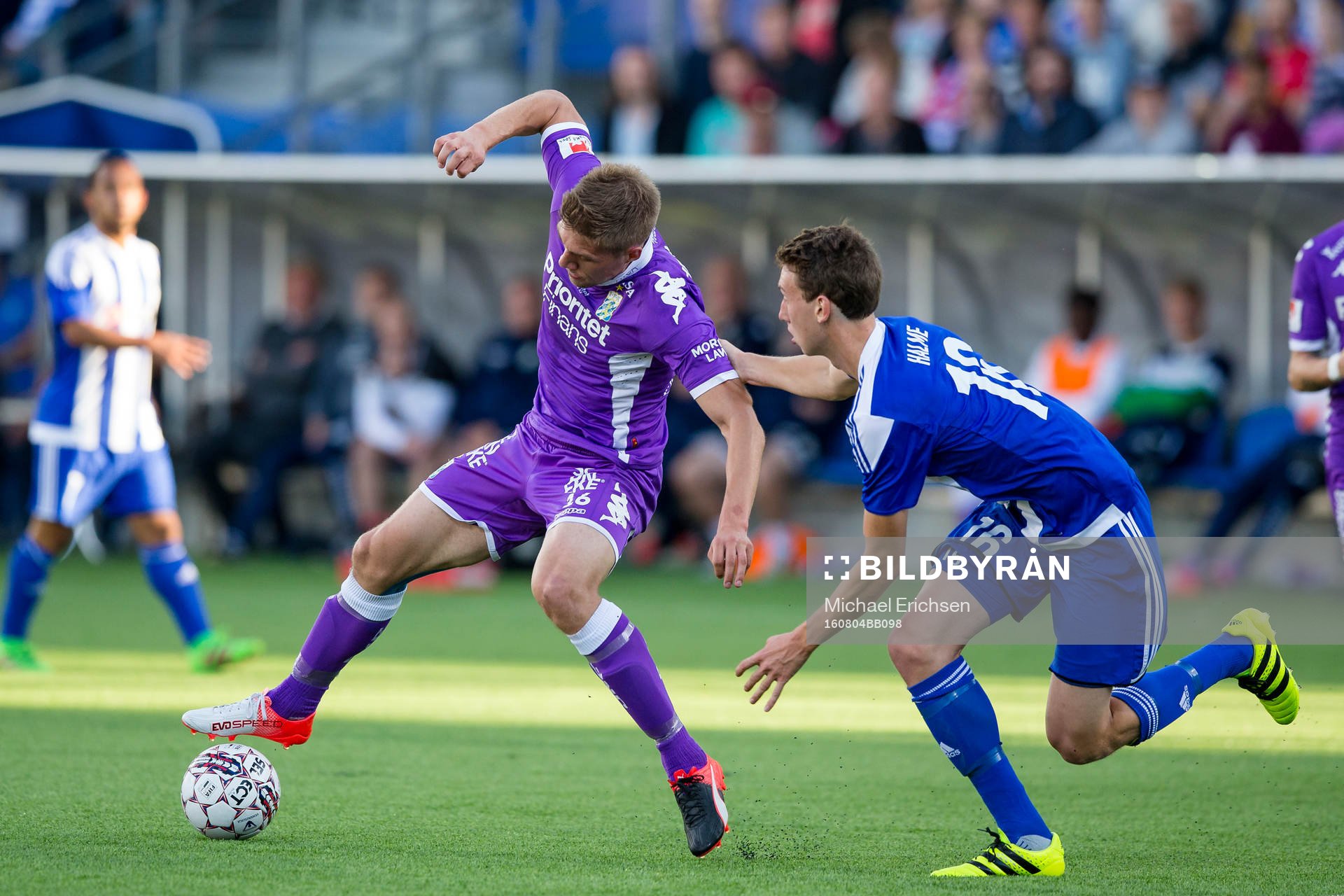 IFK Göteborgs Mikael Boman mot HJK Helsingfors  Aapo Halme