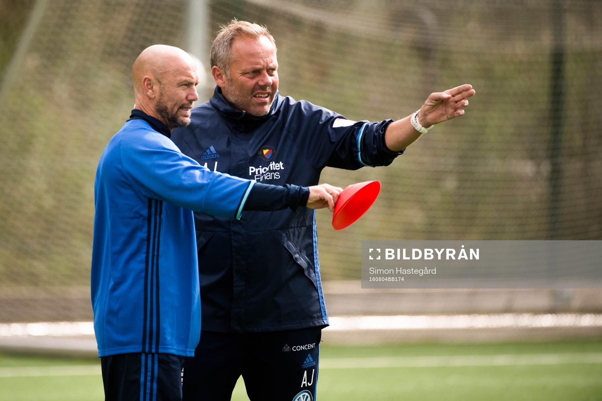 Djurgårdens tränare Mark Dempsey och assisterande