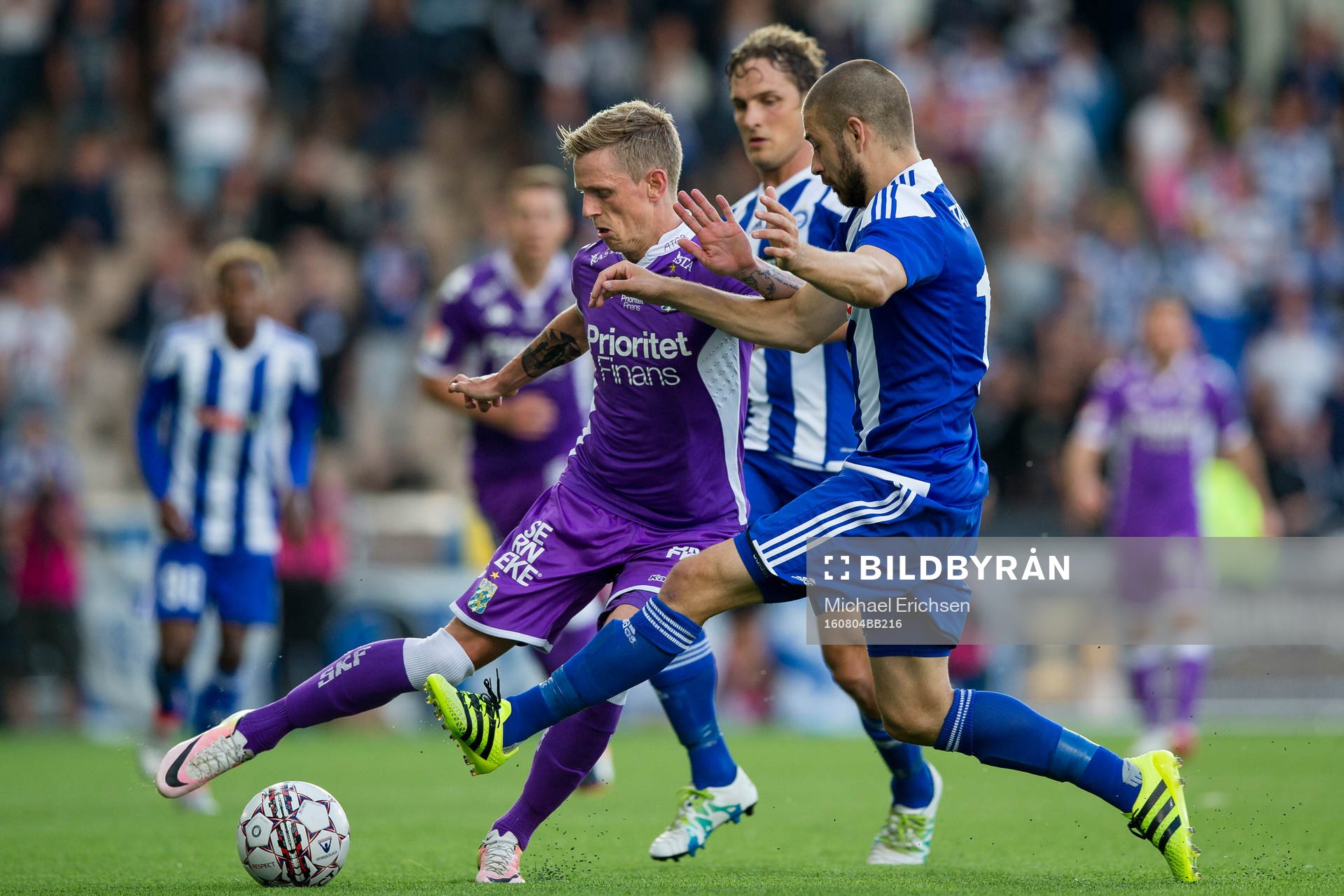 IFK Göteborgs Sören Rieks mot HJK Helsingfors  Ivan