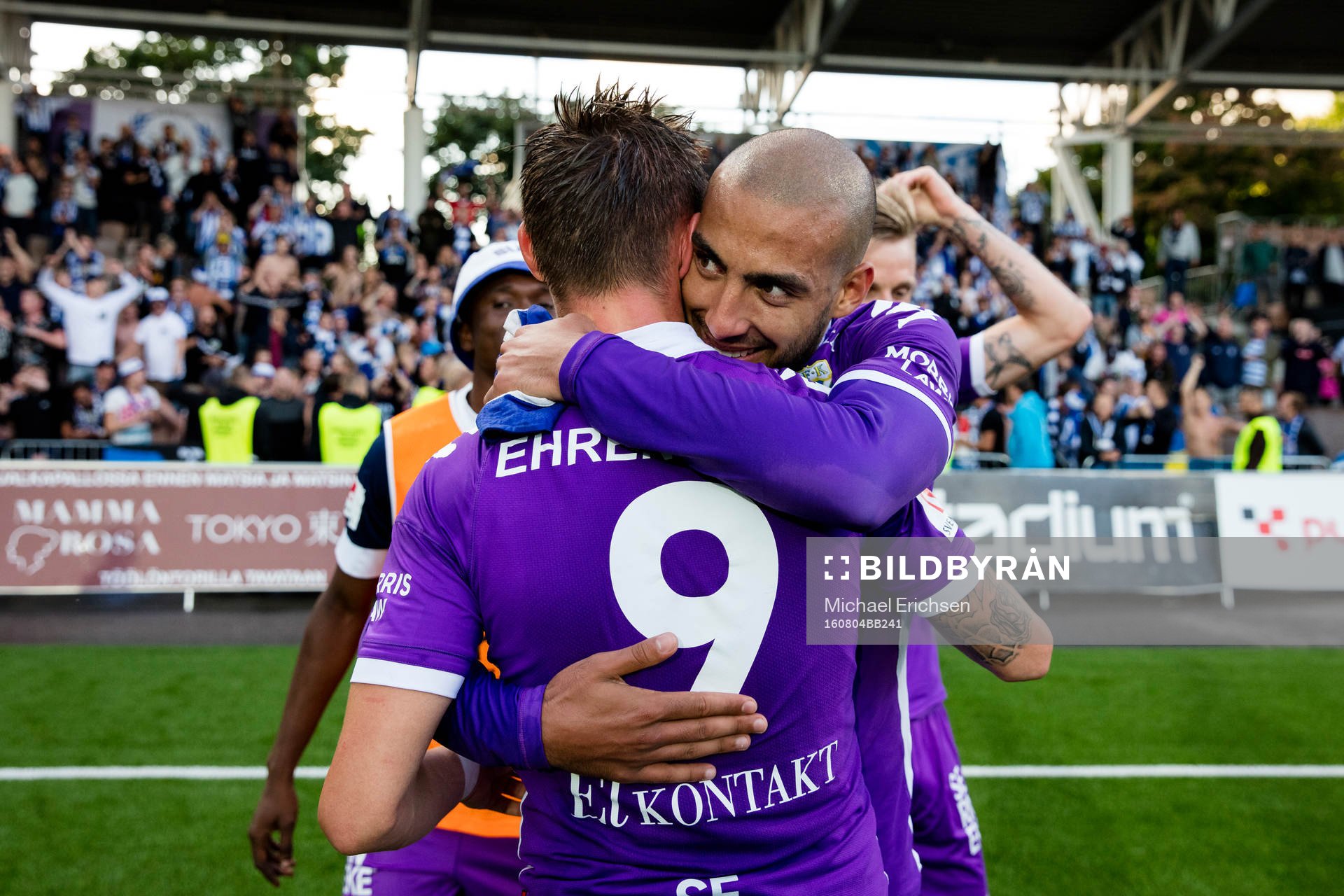 IFK Göteborgs Haitam Aleesami kramar om Jakob Ankersen