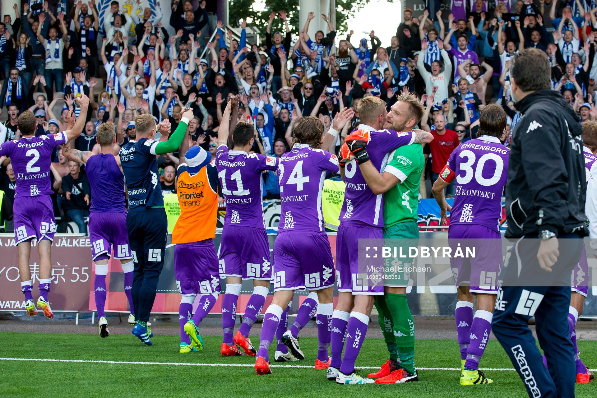 IFK Göteborgs målvakt John Alvbåge och Sebastian