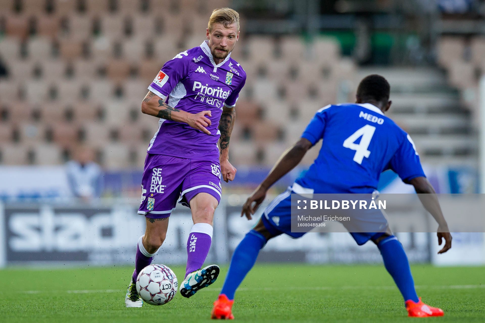 IFK Göteborgs Sebastian Eriksson mot HJK Helsingfors Medo
