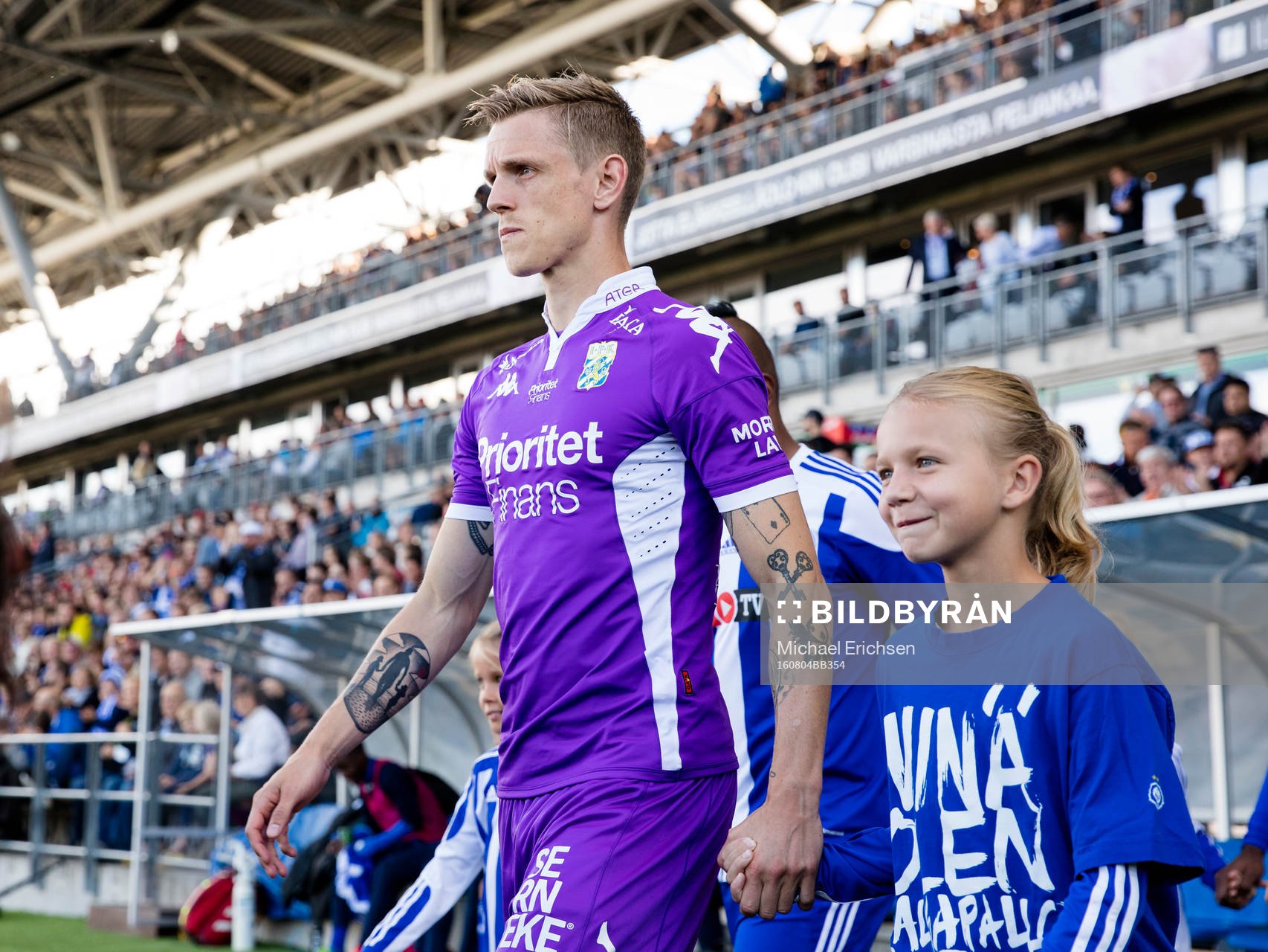 IFK Göteborgs Sören Rieks på väg in till