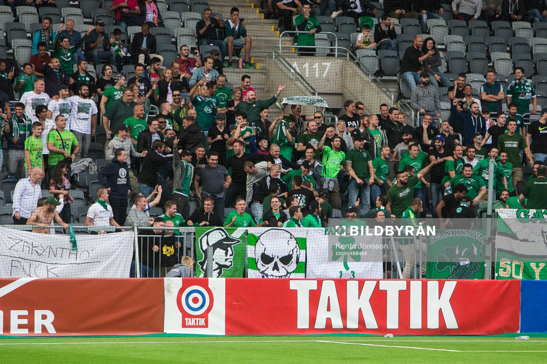 Panathinaikos supportrar