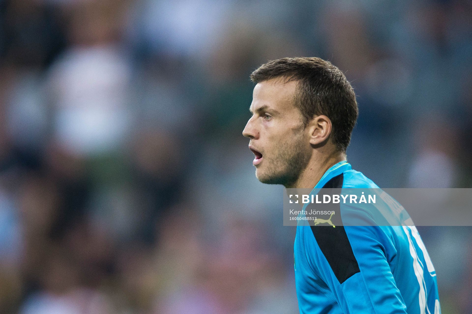 Panathinaikos målvakt Luke Steele